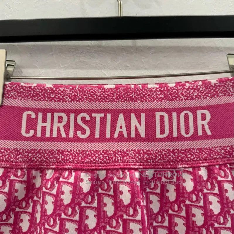 Dior Dior Pink Nylon Mini Skirt . Size 23" - 4 Thumbnail