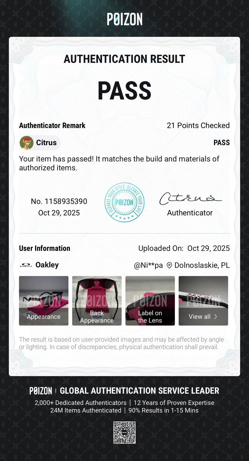 Oakley Oakley Sunglasses Frogskins Hybrid «Matte Black/Neon Pink» Size ONE SIZE - 2 Thumbnail