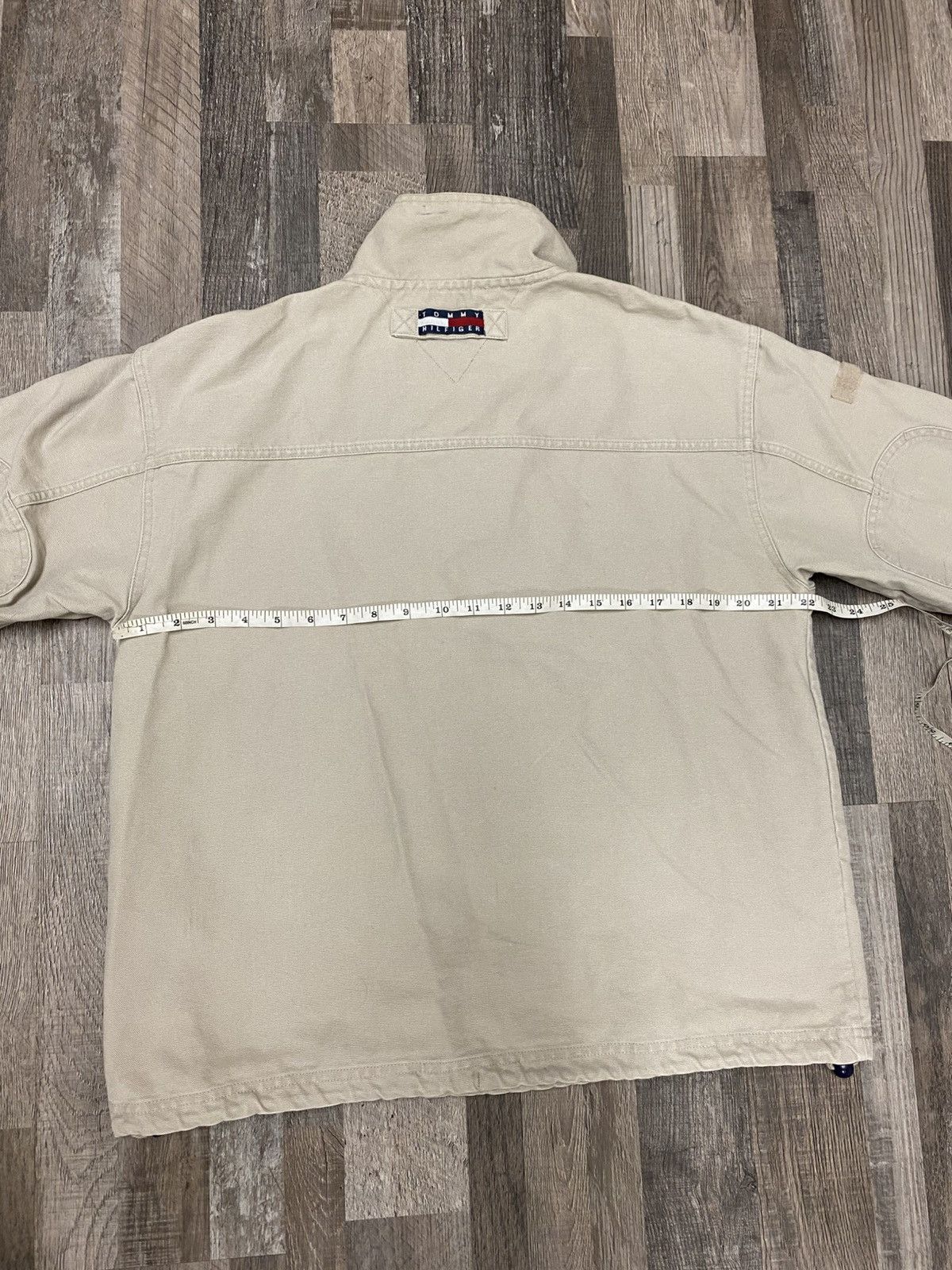 Tommy Hilfiger Vintage 90’s Tommy Hilfiger Canvas Anorak Pullover Jacket Size US L / EU 52-54 / 3 - 9 Thumbnail