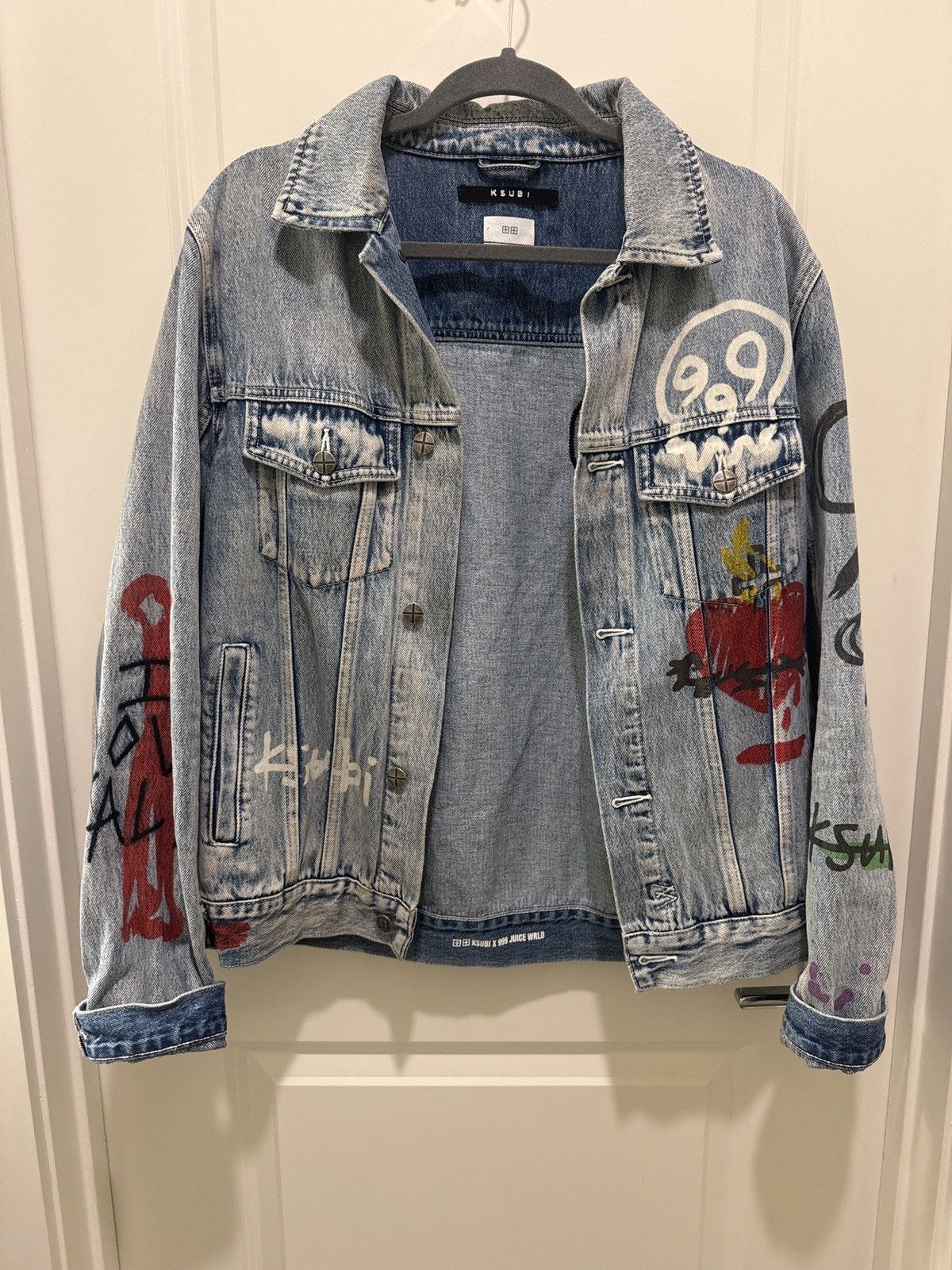 999 Club KSUBI x 999 Denim Jacket Size US L / EU 52-54 / 3 - 1 Thumbnail