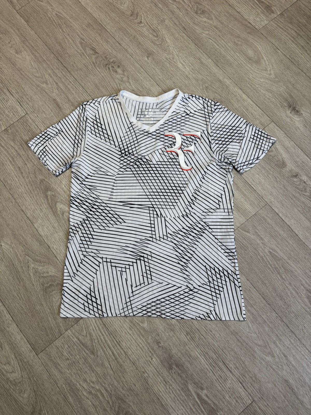 Nike 🔷Nike Court Tennis Roger Federer T-shirt🔷 Size US M / EU 48-50 / 2 - 1 Thumbnail
