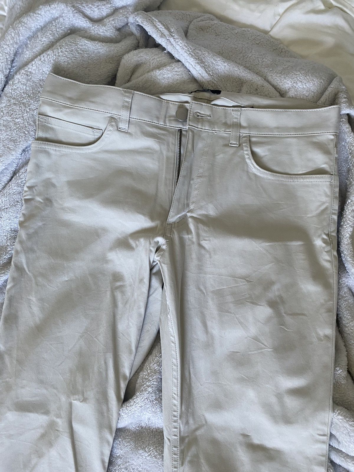 Theory Theory Raffi Slim Pants White Size US 32 / EU 48 - 3 Thumbnail