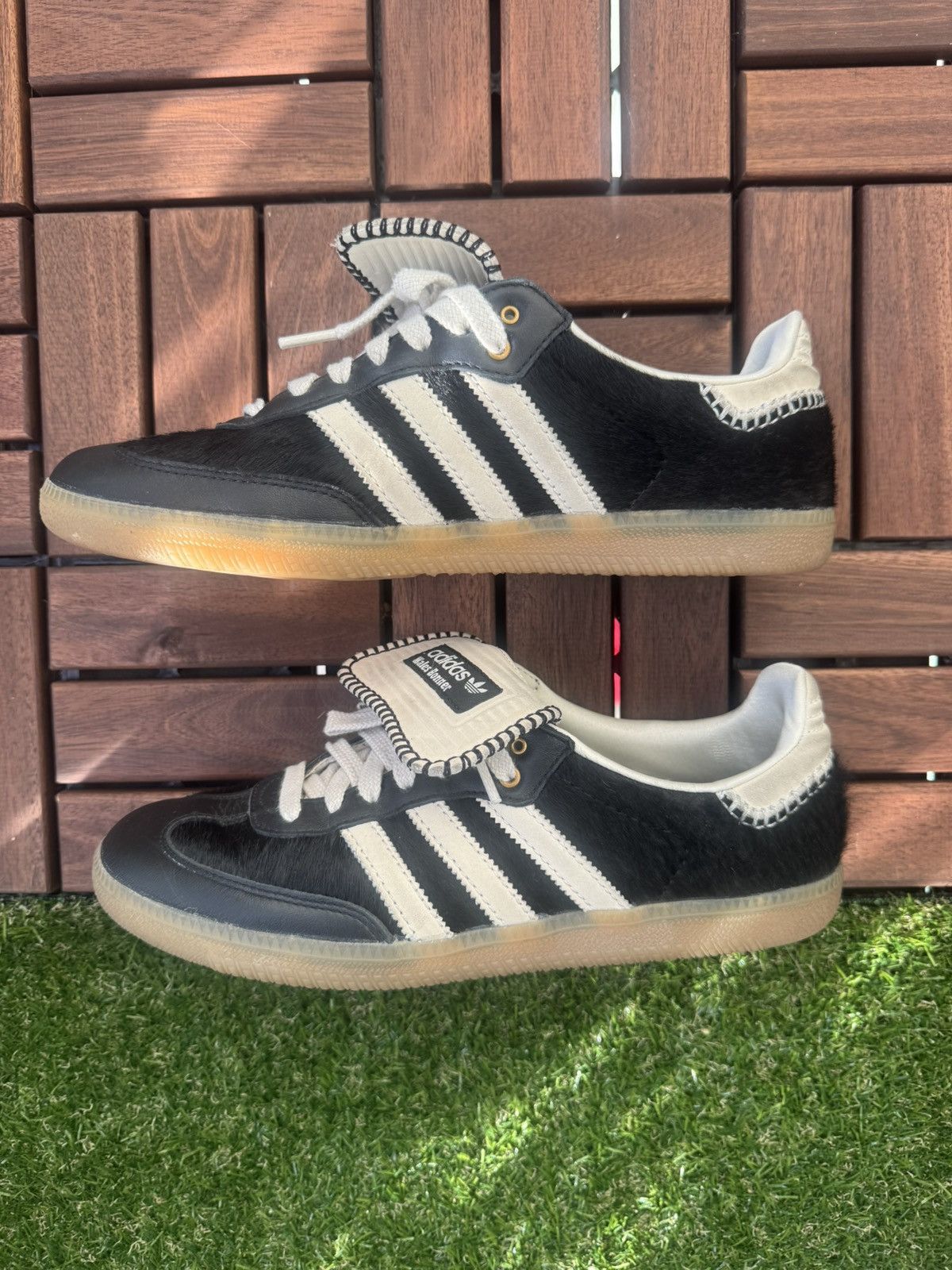 Adidas × Wales Bonner Adidas x Wales Bonner Samba Pony Tonal Core Black Size US 9.5 / EU 42-43 - 2 Thumbnail