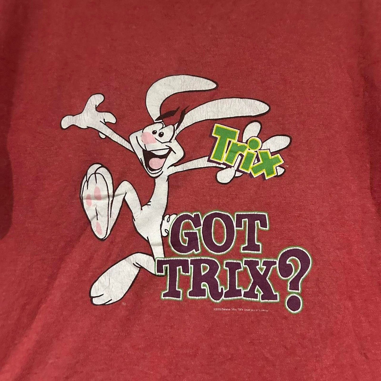 Other Vintage 2005 Trix Cereal Silly Rabbit Ringer Shirt Size US M / EU 48-50 / 2 - 2 Thumbnail