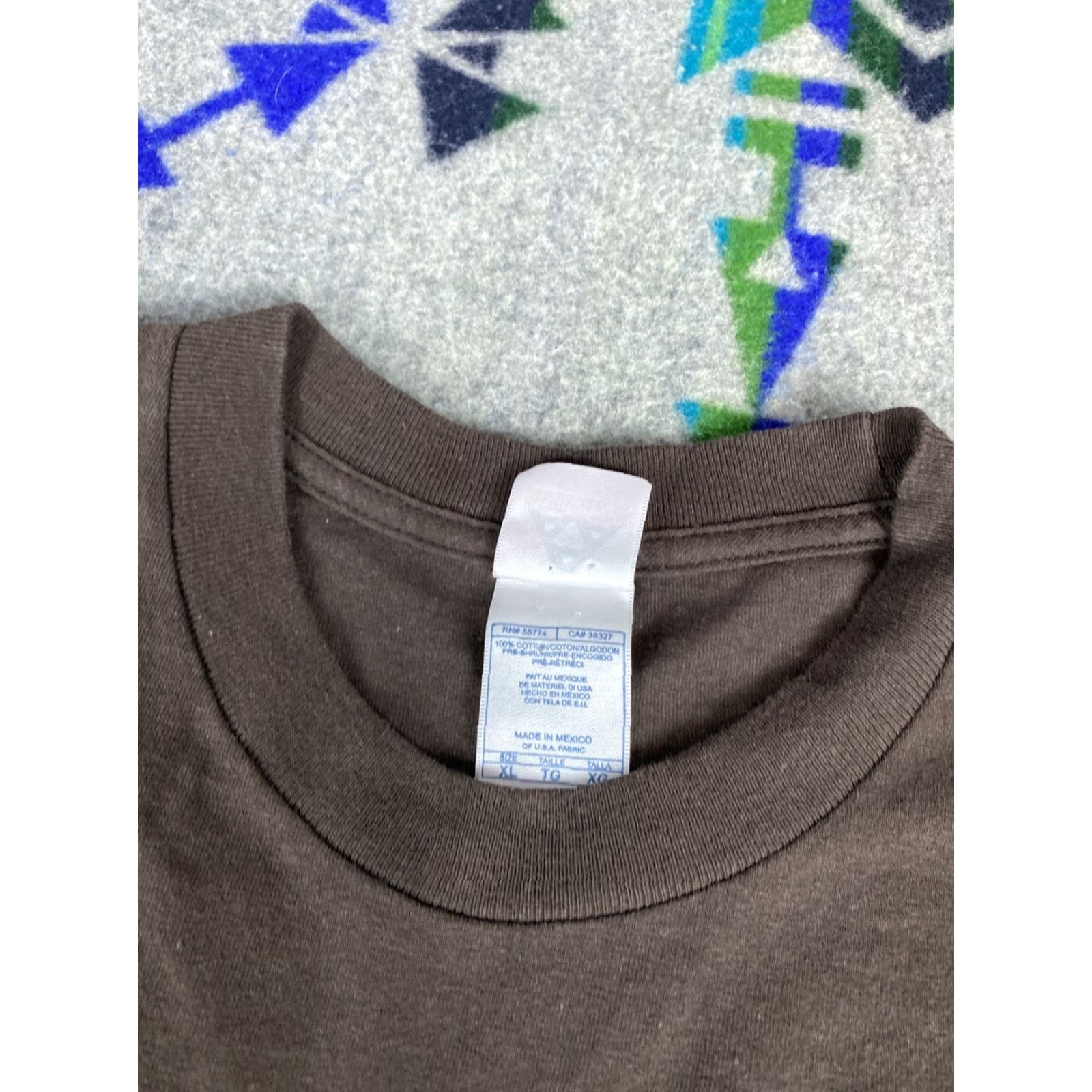 Vintage VINTAGE Jimi Hendrix Tee T Shirt Head Logo Mens XL Brown Shirt Size US XL / EU 56 / 4 - 3 Thumbnail