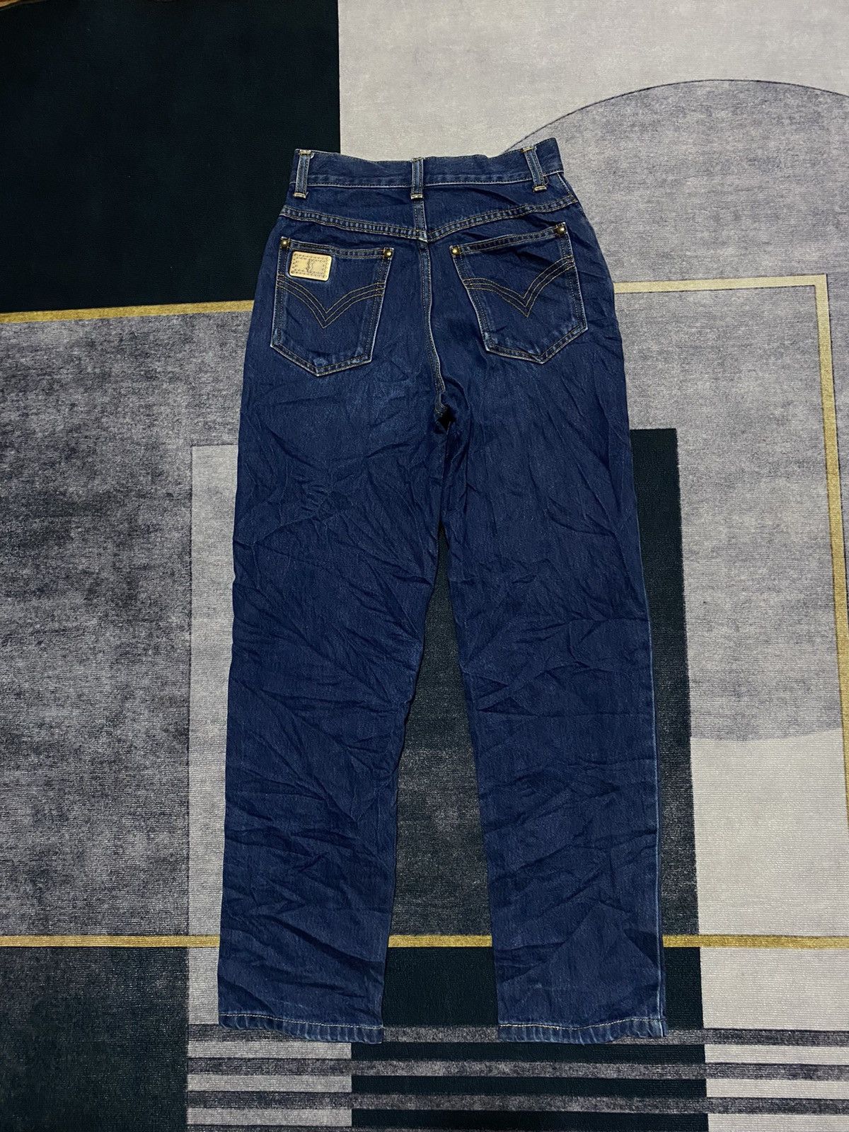Yves Saint Laurent YVESSAINTLAURET YSL DENIM PANTS Size 22" - 3 Thumbnail