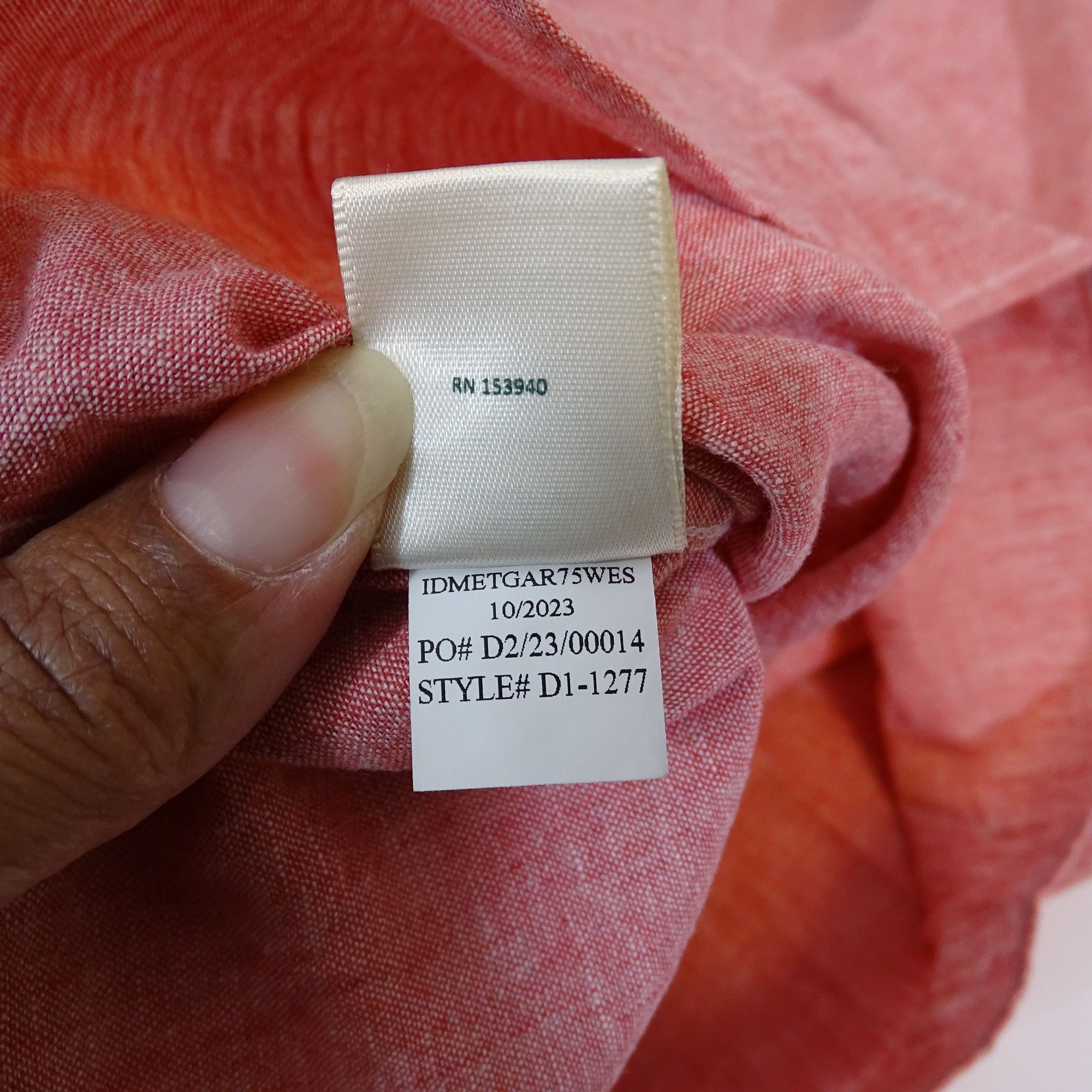 Duck Head Duck Head Wallace Men Red Button Down Collar Shirt Size XS Size US XS / EU 42 / 0 - 10 Thumbnail