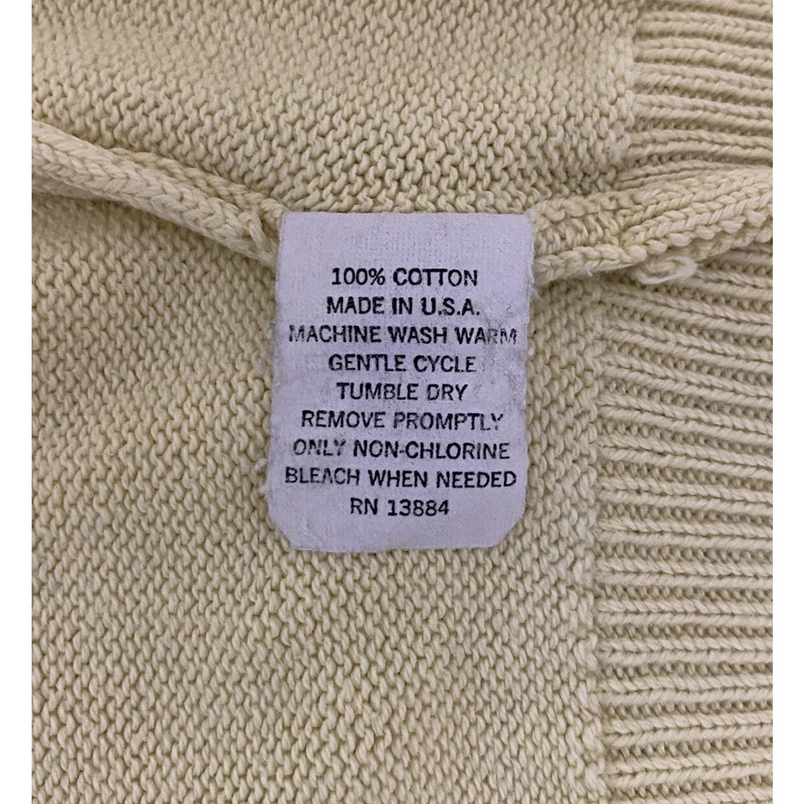 Titleist VINTAGE Titleist Sweater Mens L Yellow V-Neck 90s Golf Made USA Cotton Pullover Knit Shirt Size US L / EU 52-54 / 3 - 7 Thumbnail
