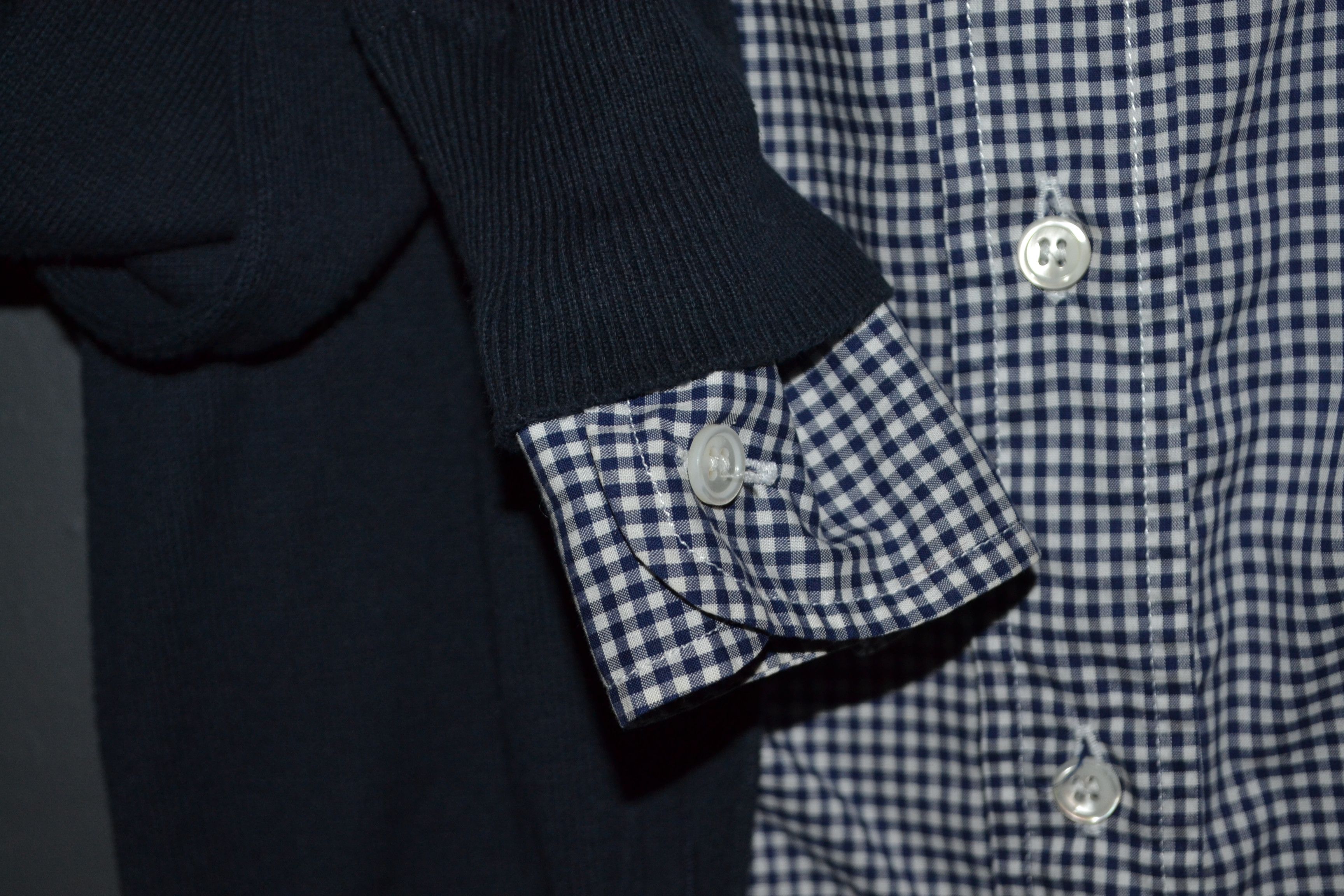 Moschino Moschino Cheap Chich Navy Cardigan With Sewn n Shirt 6 US Size M / US 6-8 / IT 42-44 - 7 Thumbnail