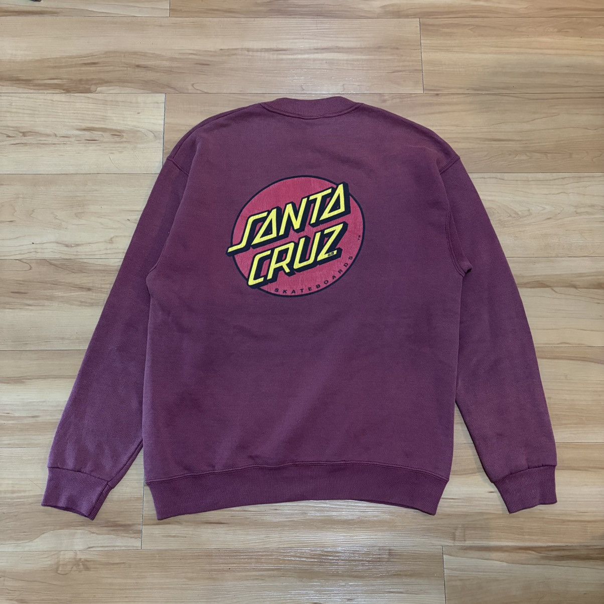 Santa Cruz Skateboards Vintage 90s Santa cruz skateboards sweatshirt Size US M / EU 48-50 / 2 - 2 Thumbnail