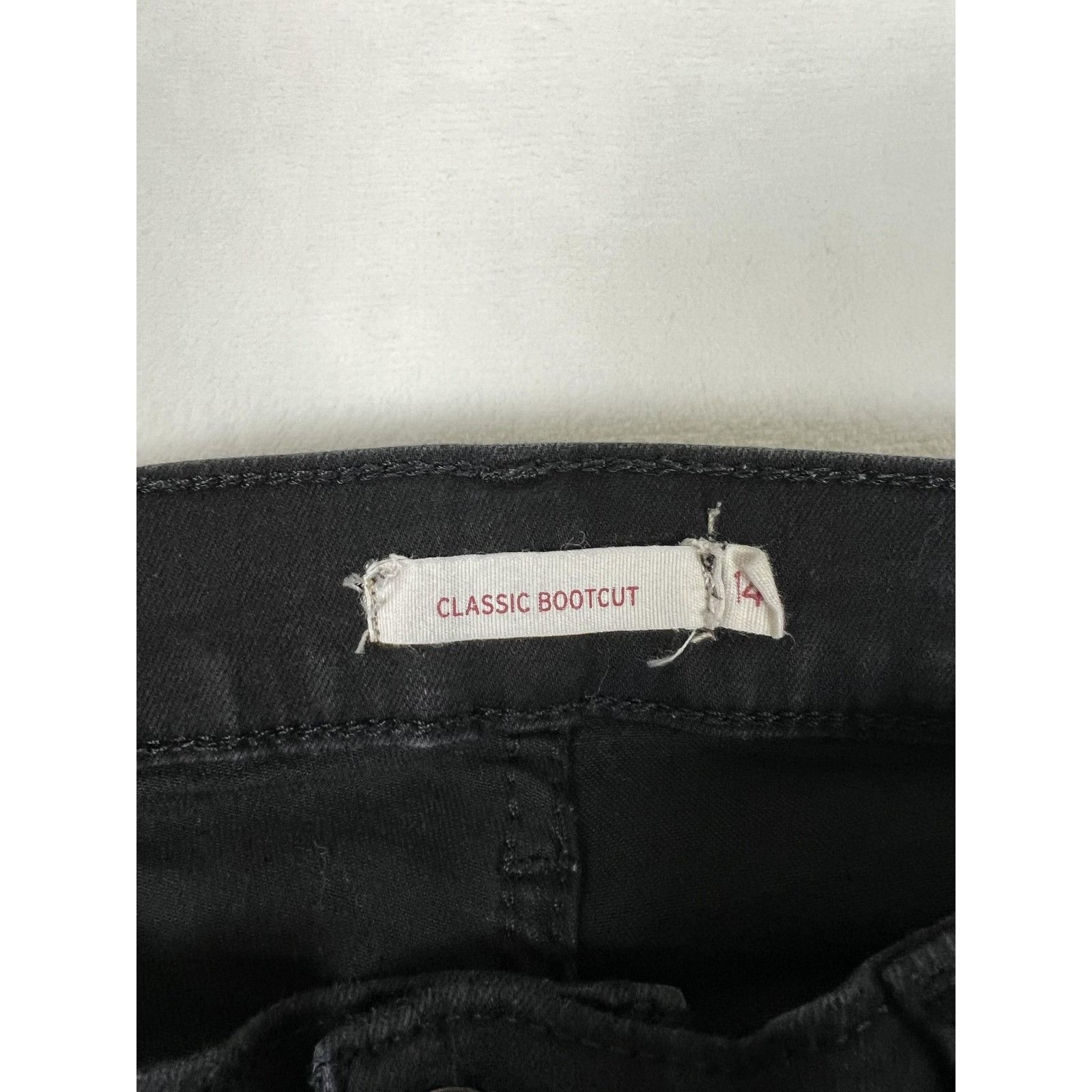 Levi's Levis 517 Jeans Women's 14 Black Classic Bootcut Stretch Den Size 32" / US 10 / IT 46 - 2 Thumbnail