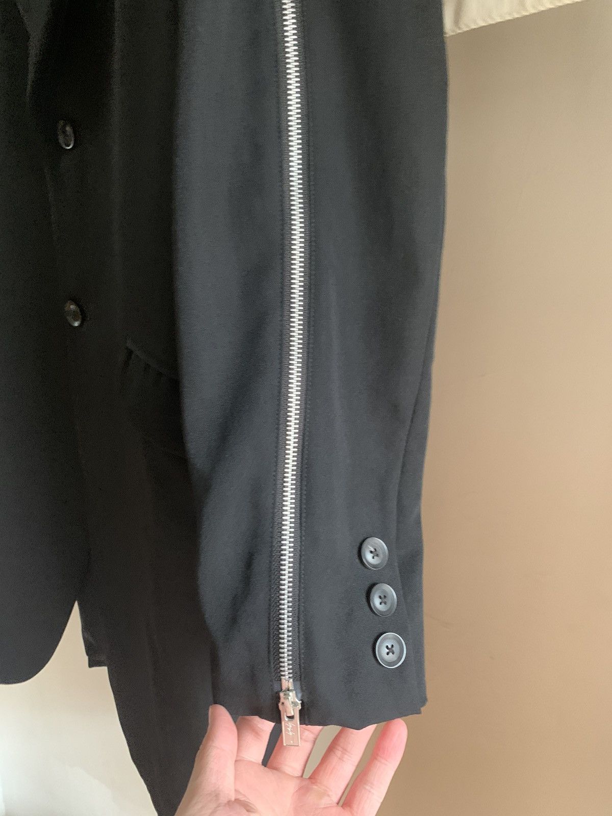 Yohji Yamamoto Yohji YamamotoAW04 Zipper Coat Size 48L - 2 Thumbnail