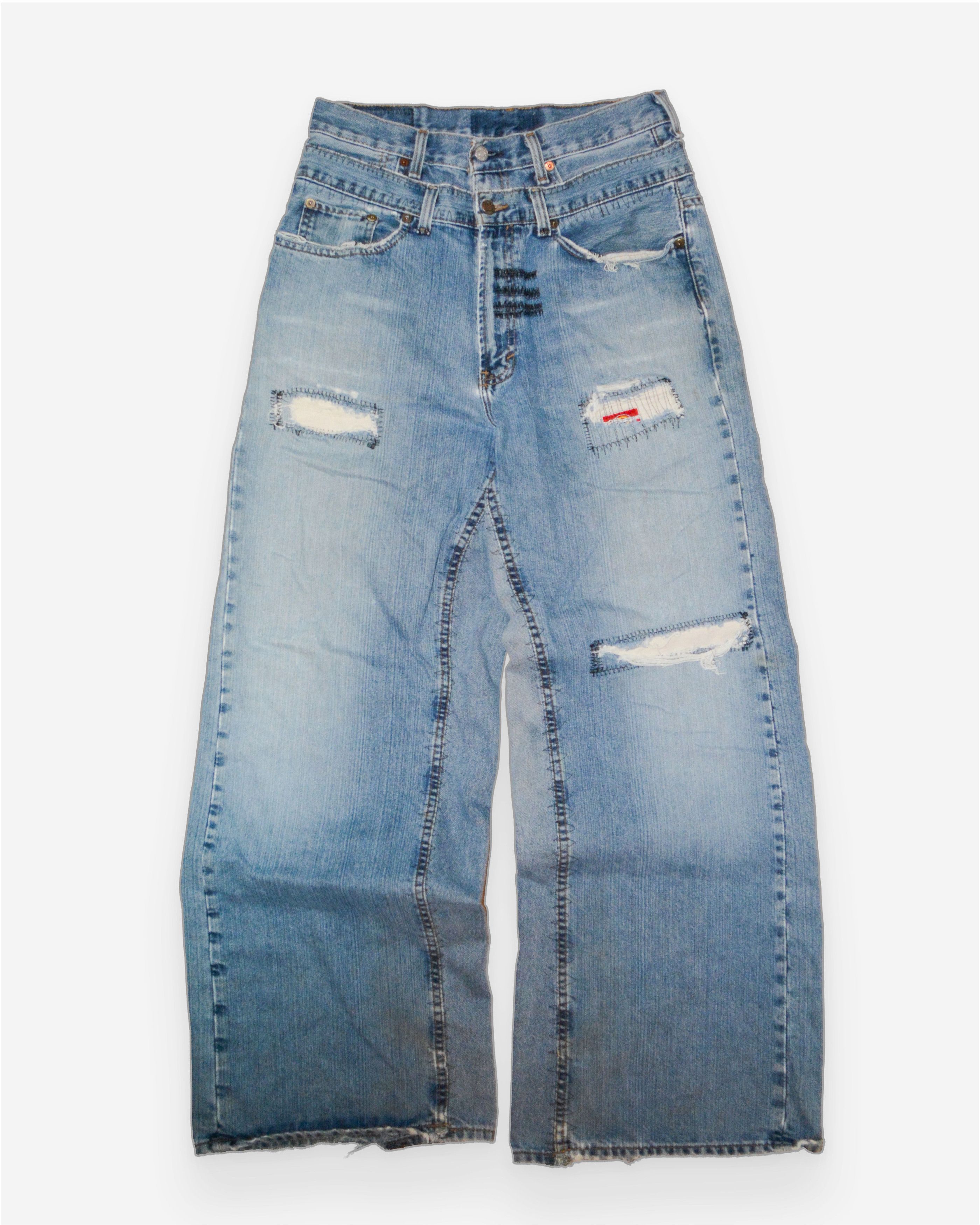 Vintage Double Waist Flares Size US 32 / EU 48 - 1 Thumbnail