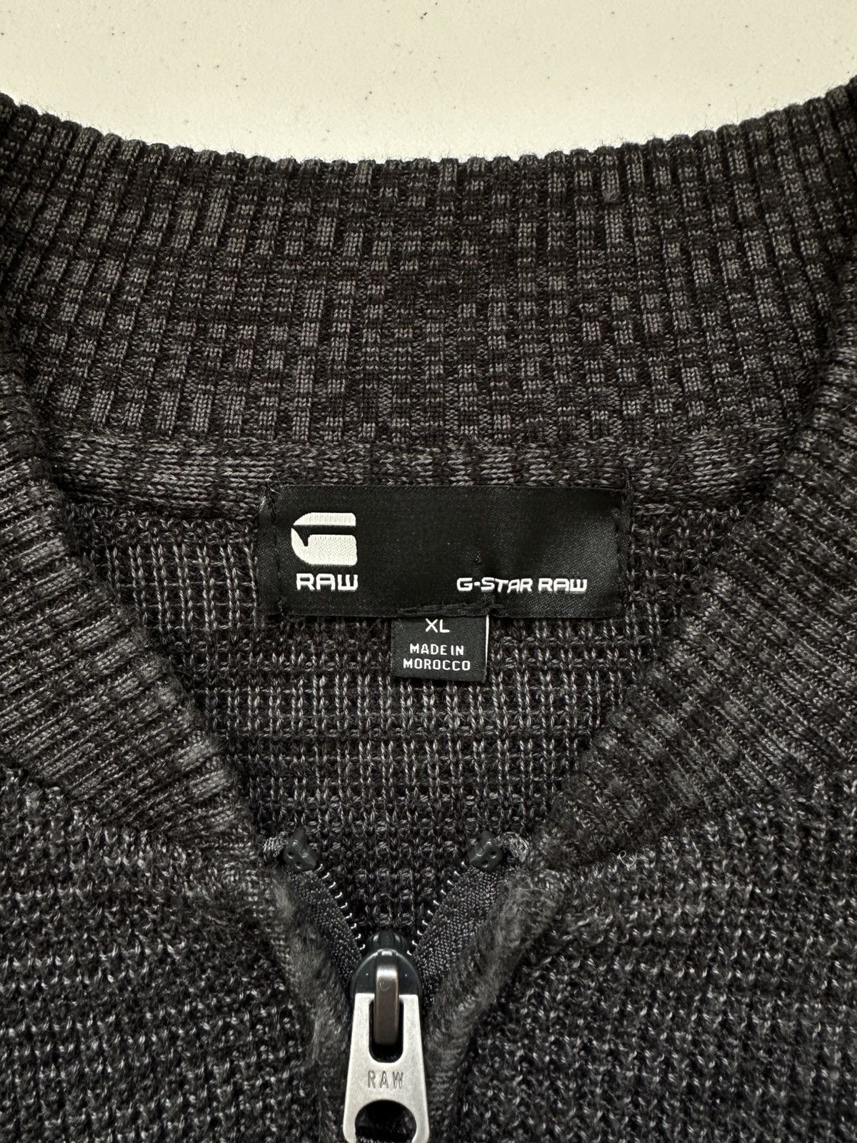 G-Star G star Raw 3D Biker Zip Knit Sweater Avant Garde Size US XL / EU 56 / 4 - 6 Thumbnail