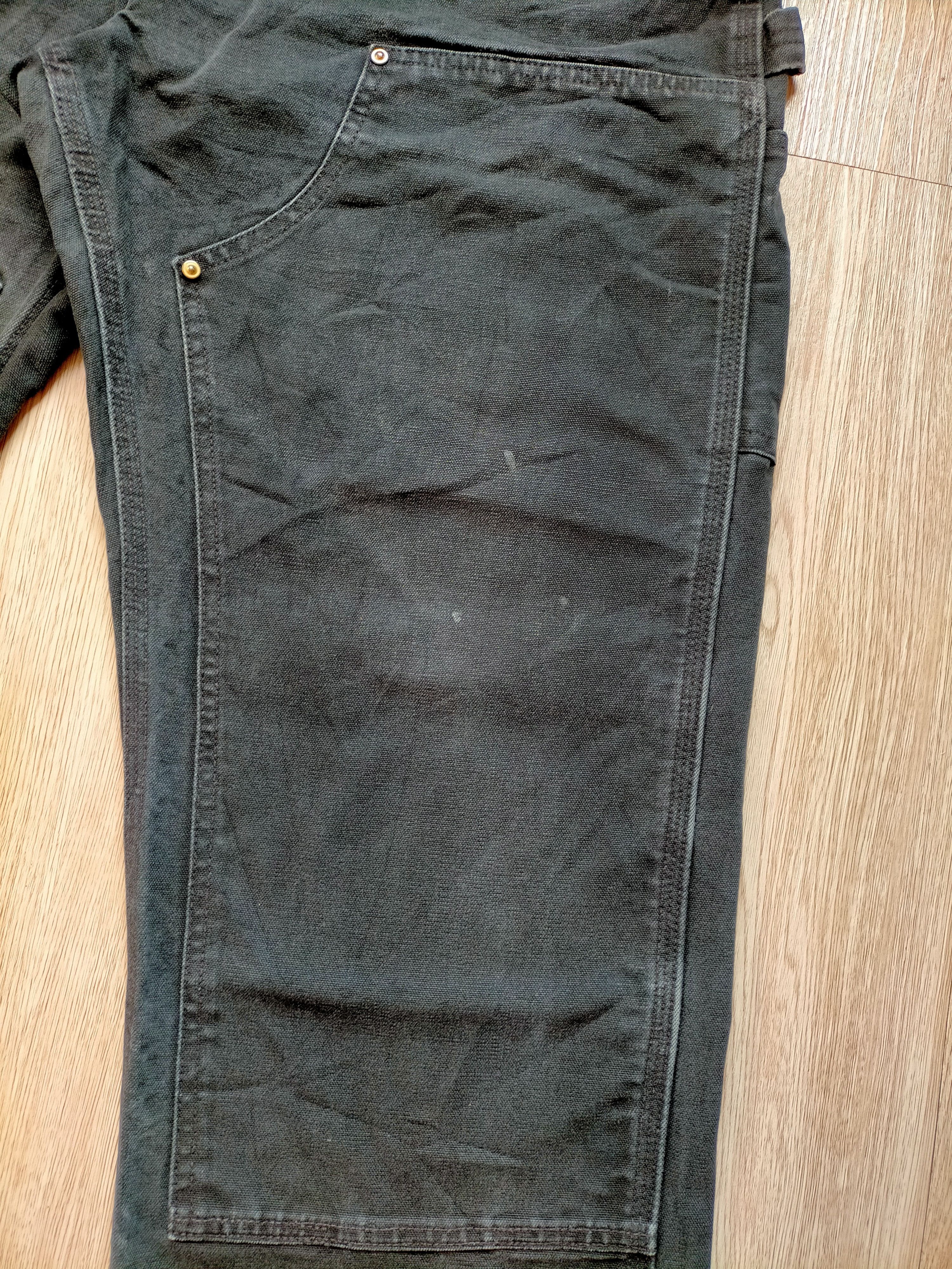 Carhartt Vintage Carhartt Double Knee Black Denim Size US 35 - 9 Thumbnail