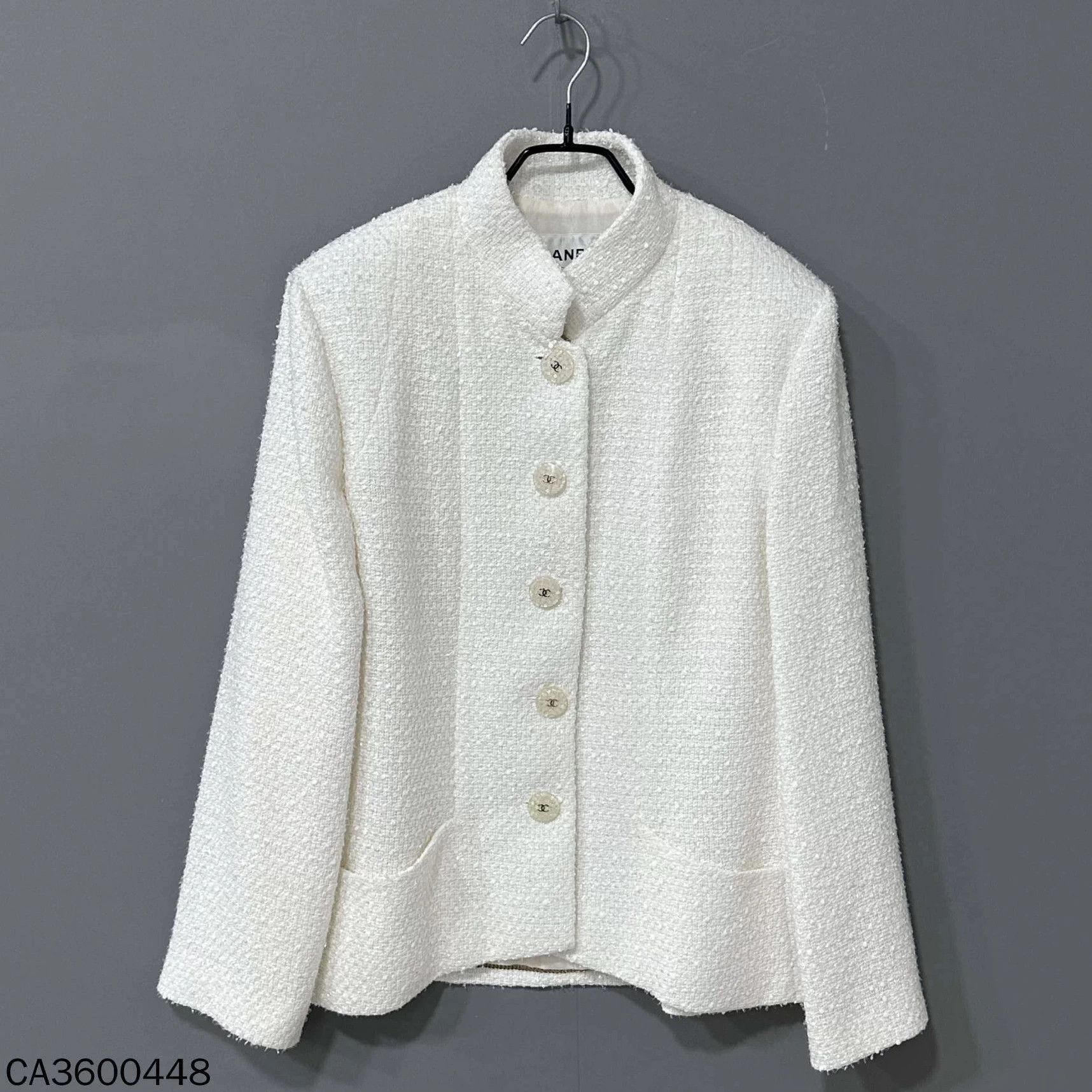Chanel Chanel Beach White Sequin Jacket 44 Size L / US 10 / IT 46 - 2 Thumbnail