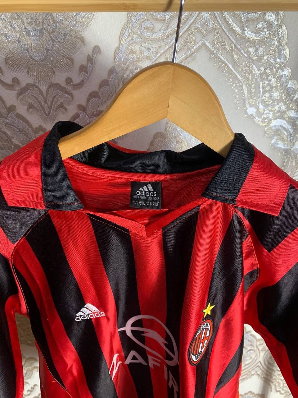 Vintage VINTAGE ADIDAS FC AC MILAN ITALY SOCCER JERSEY RETRO Y2K 90s Size US L / EU 52-54 / 3 - 5 Thumbnail