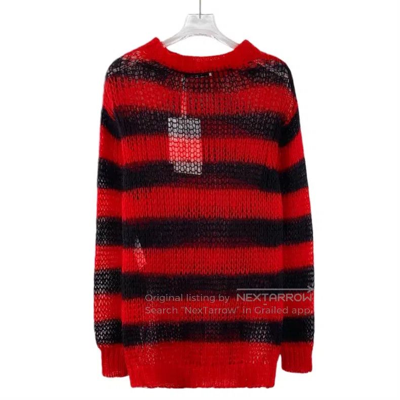 Dior Dior Colour-blocked striped horsehair round-neck long-slee Size XXS / US 00 / IT 34 - 2 Thumbnail