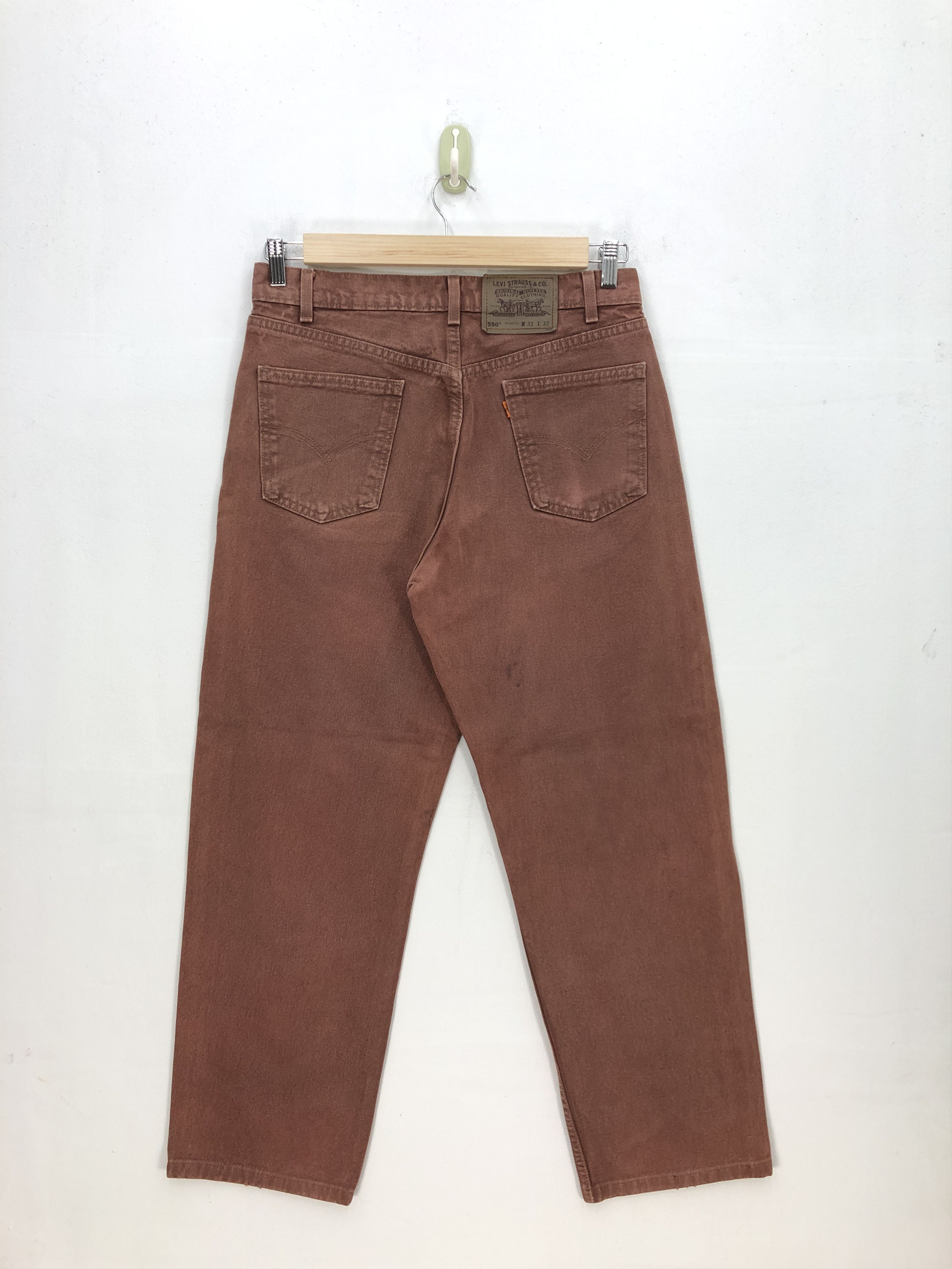 Levi's Vintage Levis 550 Baggy Jeans Levi's Faded Light Wash Denim Size US 32 / EU 48 - 2 Thumbnail