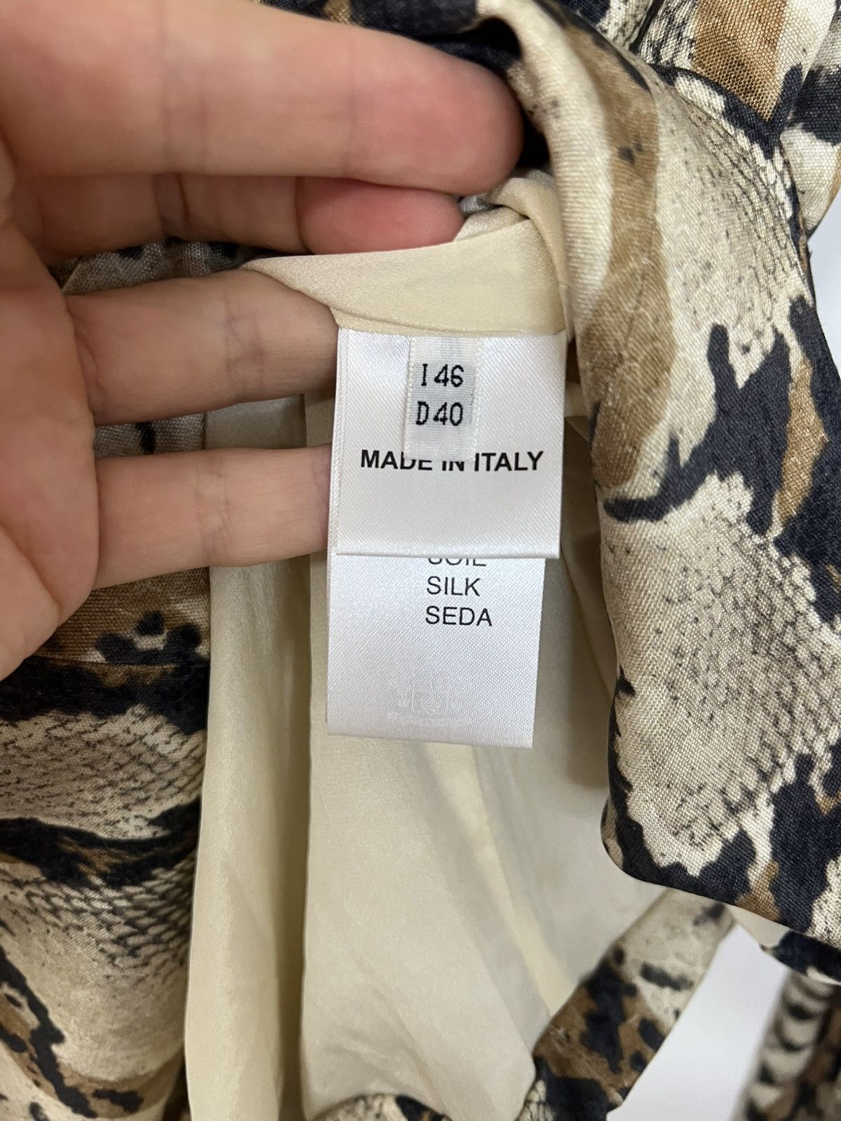 Blumarine Blumarine silk top long sleeve Size L / US 10 / IT 46 - 7 Thumbnail