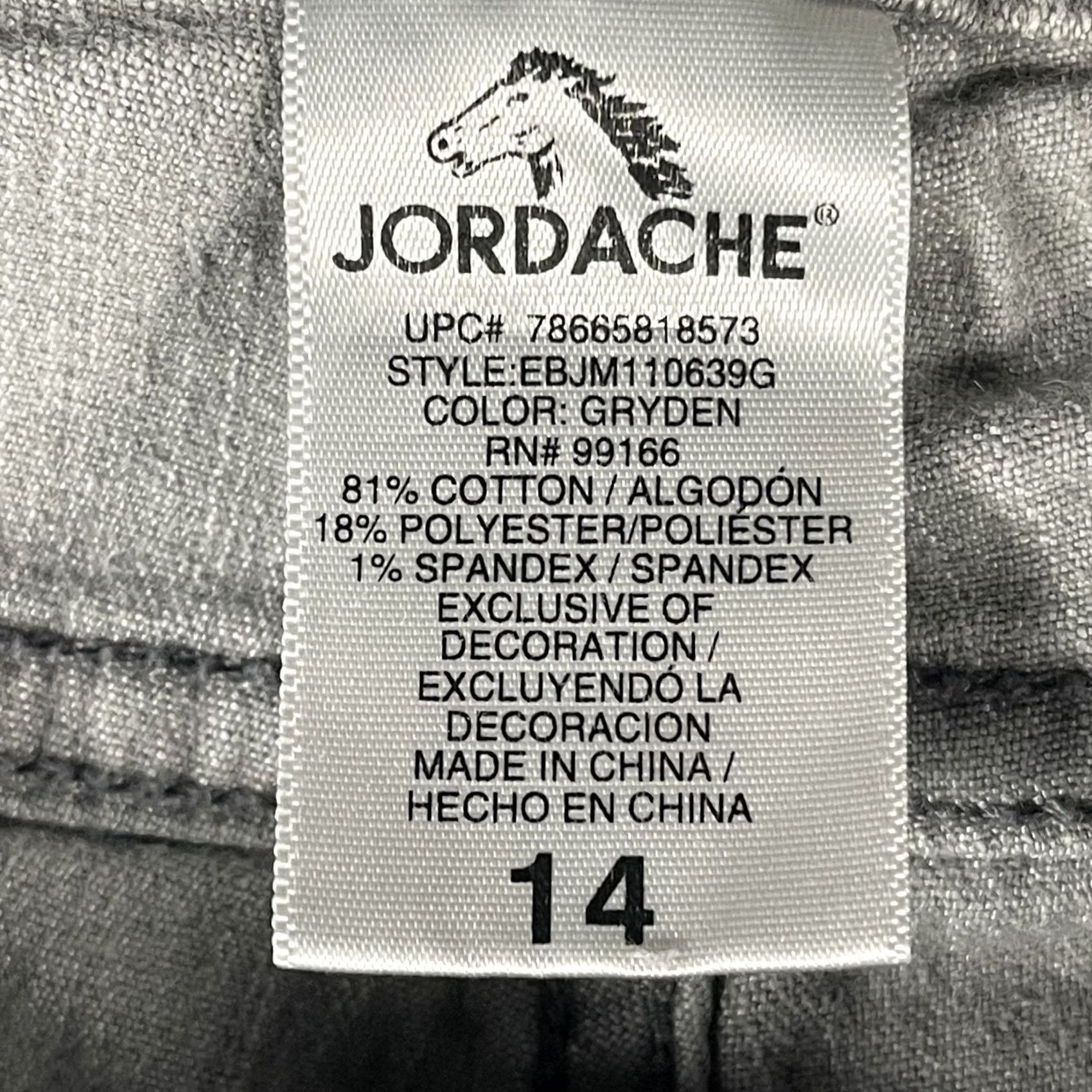 Jordache Jordache Jeans Womens 14 Gray Bootcut Stretch Embroidered Pocket Casual Pants Size 36" / US 14 / IT 50 - 7 Thumbnail