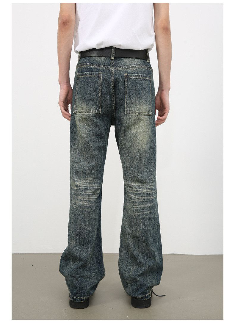 Japanese Brand × Vintage American street men's distressed washed loose flared jeans Size US 32 / EU 48 - 6 Thumbnail