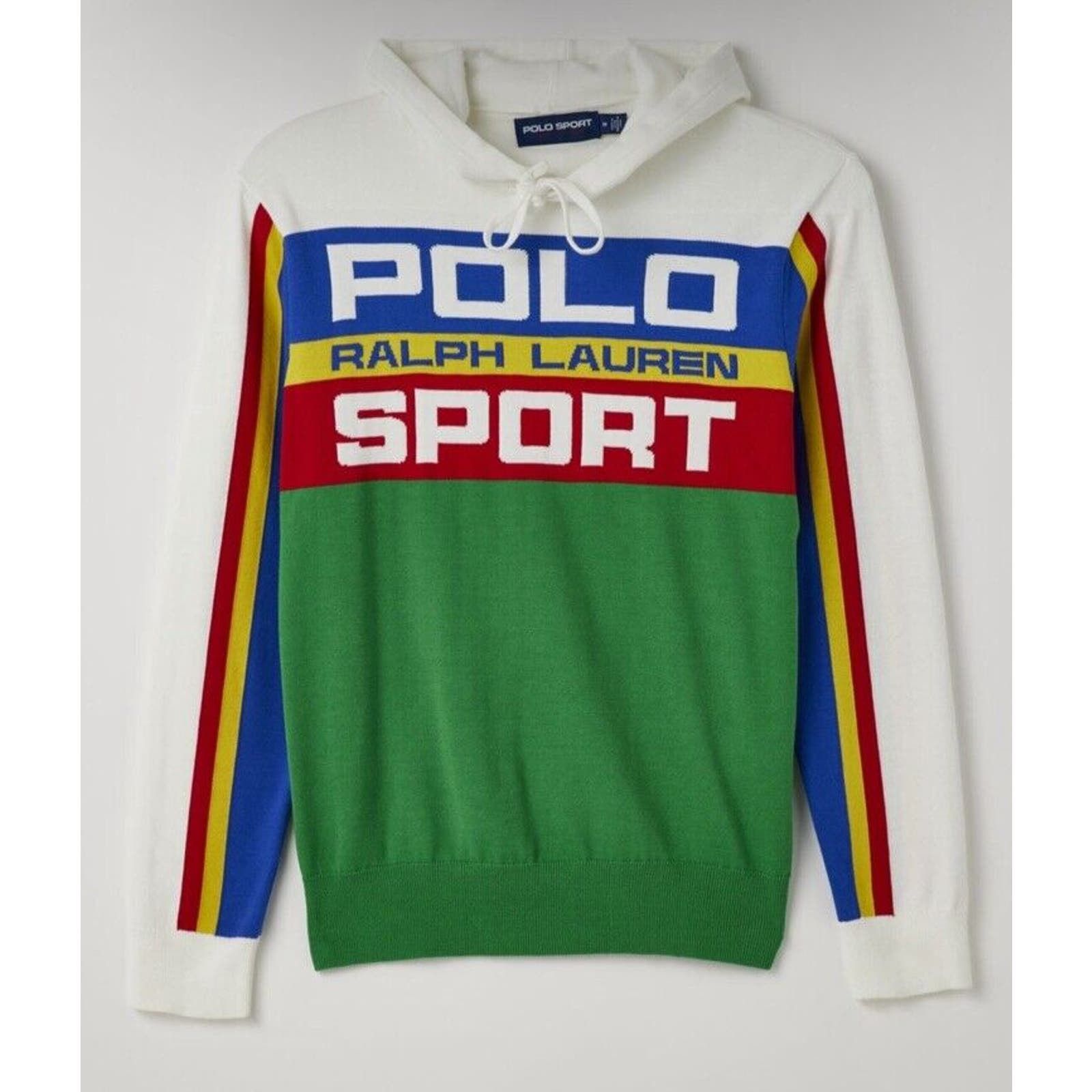 image of Polo Ralph Lauren Polo Sport Ralph Laurent Sweater Hooded Men’S Medium Hoodie, Men's