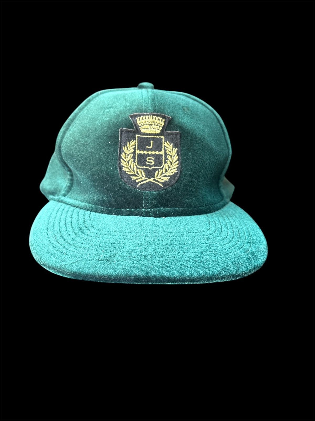 JOSHUA SANDERS Green fir velvet Joshua Sander Cap Size ONE SIZE - 1 Thumbnail