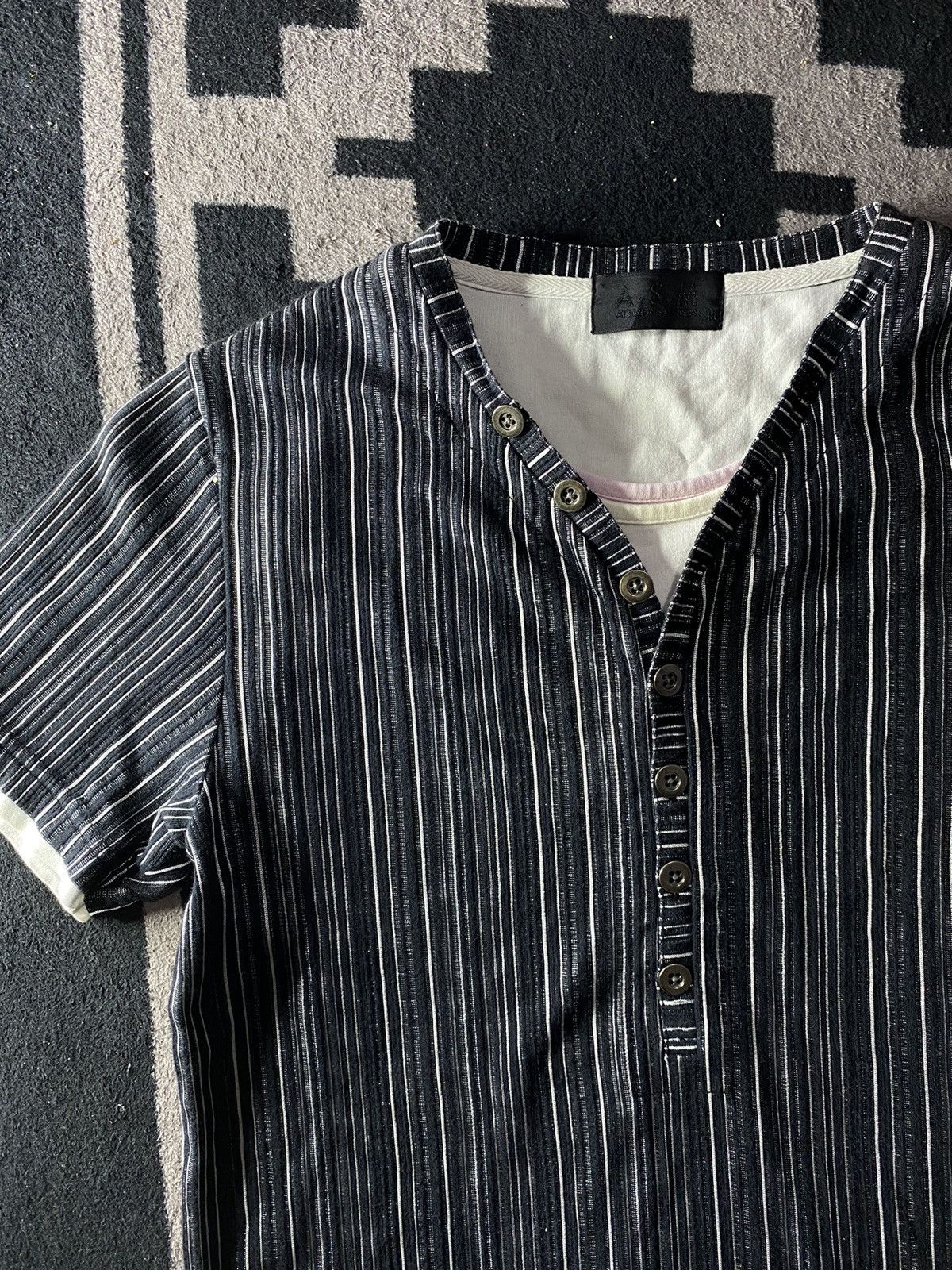 Japanese Brand A.S.M Atelier Sab Men 3 layers tshirts Size US M / EU 48-50 / 2 - 3 Thumbnail