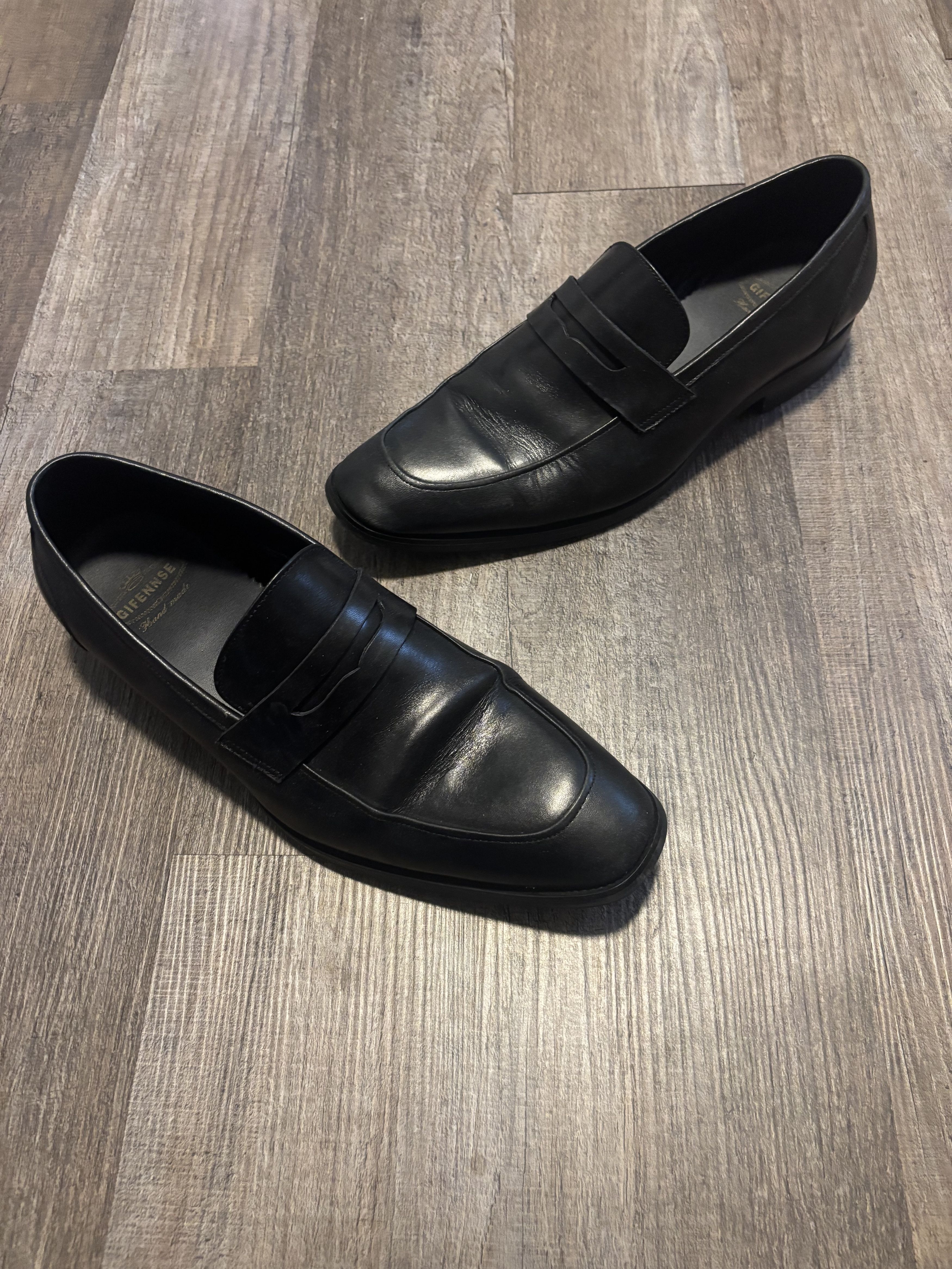Other Gifennse Hand Crafted Leather Penny Loafers Size US 12 / EU 45 - 1 Thumbnail