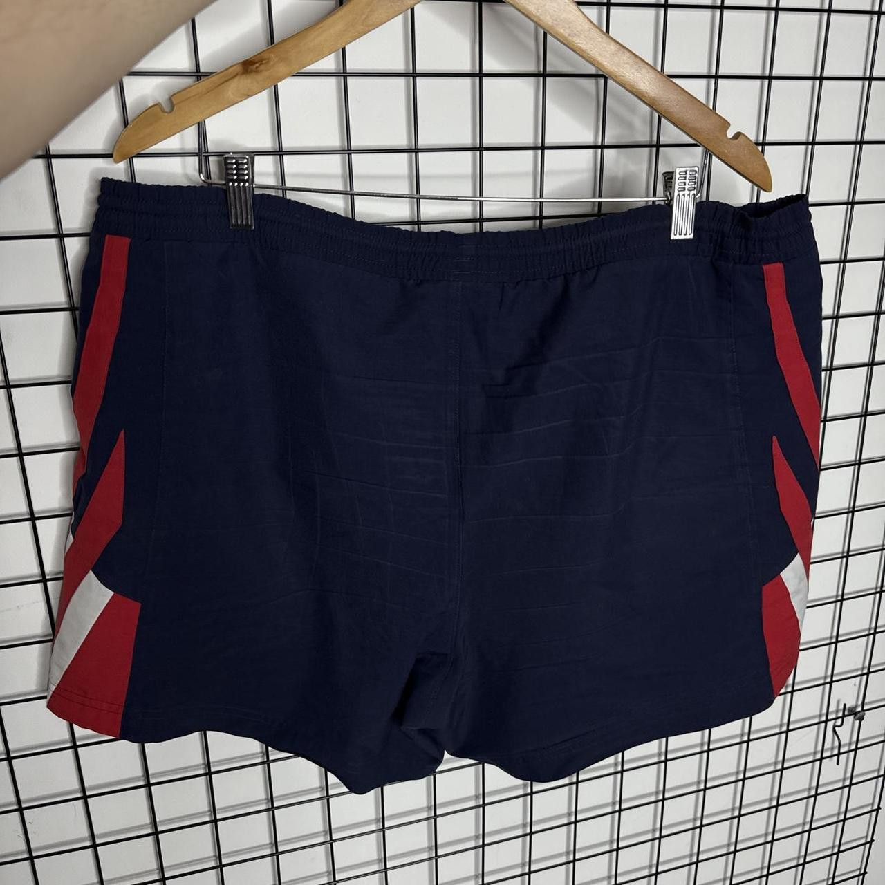 Adidas Adidas Vintage 90s Shorts Blue Red 3 Stripes Size US 36 / EU 52 - 3 Thumbnail