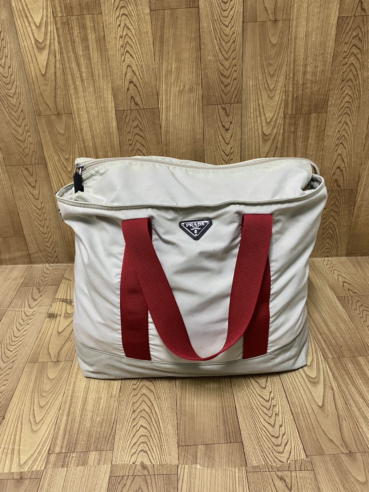 Prada Very Rare Vintage Brand Prada Tote Bag 2000s Size ONE SIZE - 1 Thumbnail