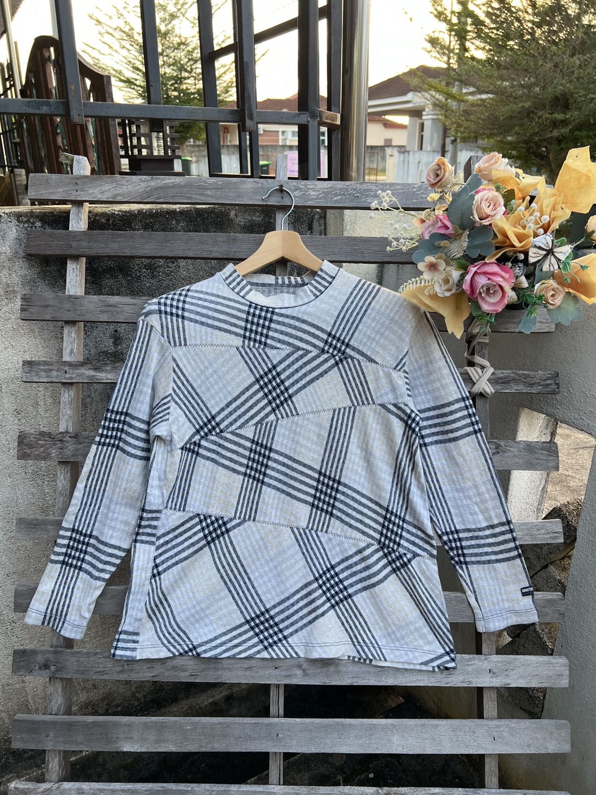 Hai Sporting Gear Hai Sporting Gear by Issey Miyake Checkered LongSleeve Shirt Size S / US 4 / IT 40 - 3 Thumbnail