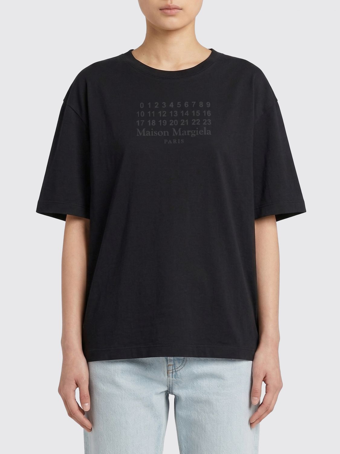 Maison Margiela Maison Margiela T-Shirt Woman Black Size XL / US 12-14 / IT 48-50 - 1 Thumbnail