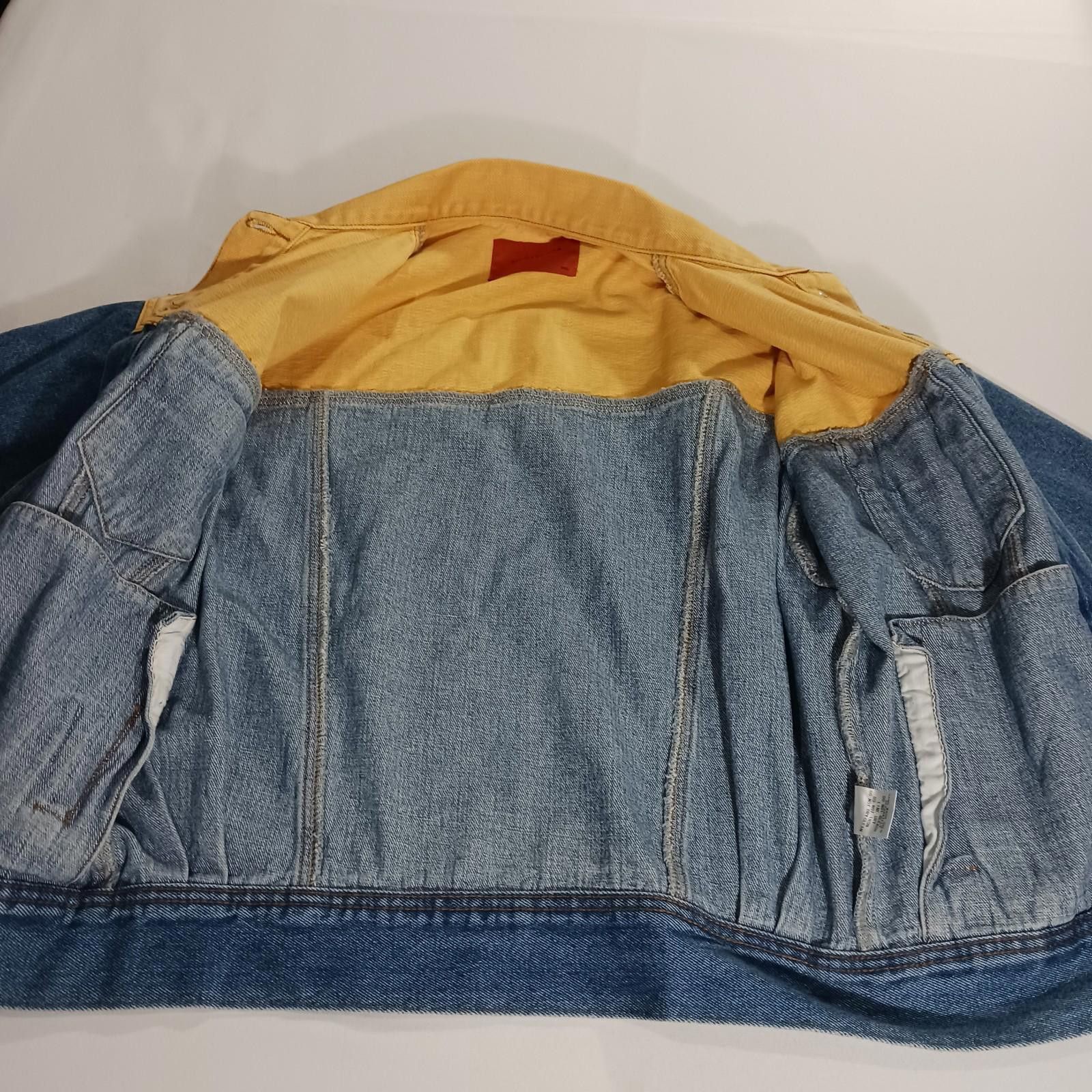 Kirkland Signature Signature 8 Colorbloc S5600 Women Blue Yellow Denim Jacket S Size S / US 4 / IT 40 - 9 Thumbnail