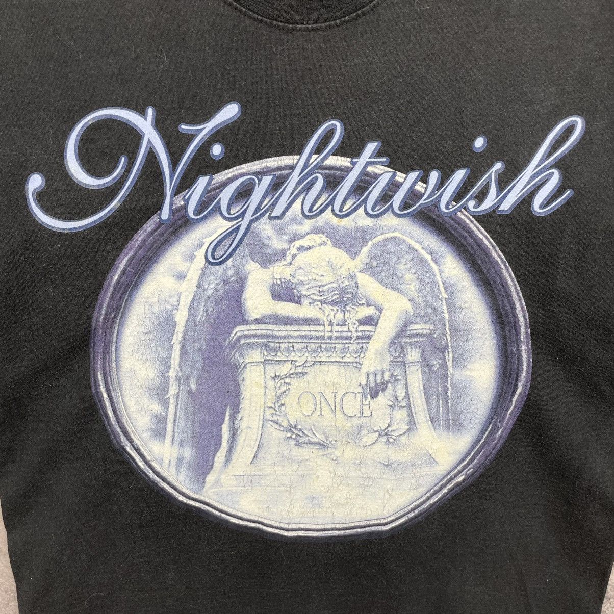 Band Tees Vintage Nightwish Once World Tour Rock Band T Shirt 2004 00s Size US M / EU 48-50 / 2 - 3 Thumbnail