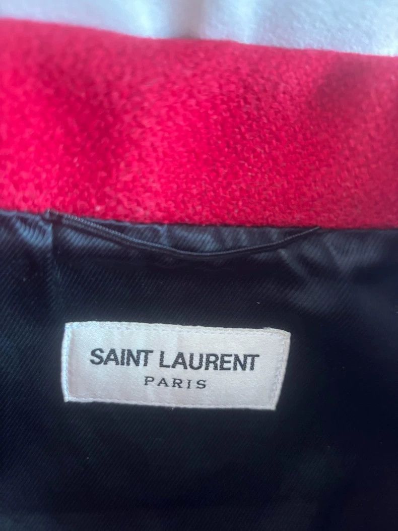 Saint Laurent Paris Saint Laurent Paris Red baseball jacket-2506 Size US S / EU 44-46 / 1 - 3 Thumbnail