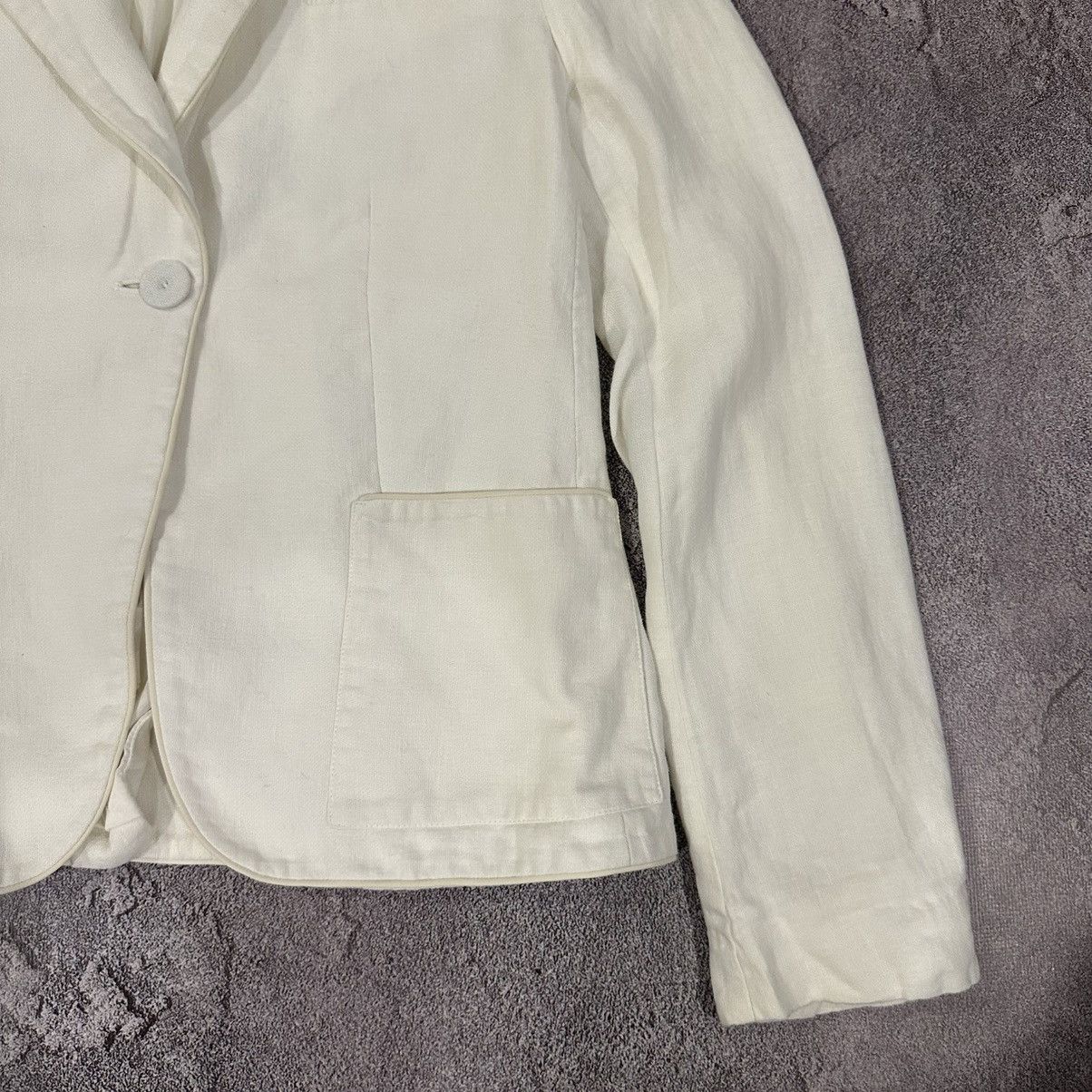 Versace Gianni Versace Women’s White Linen Blazer Size 42 Size M / US 6-8 / IT 42-44 - 12 Thumbnail