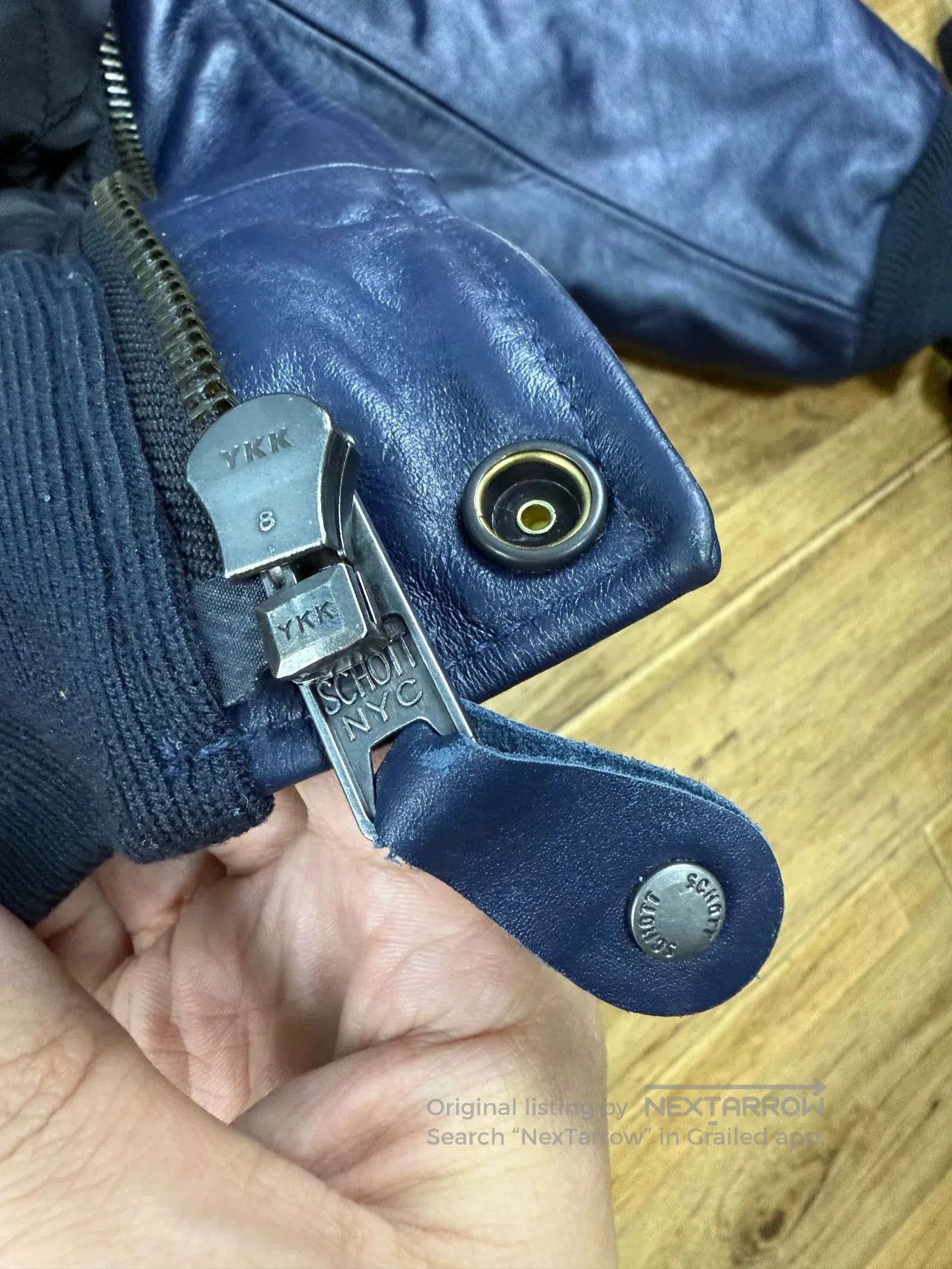 Schott Schott NYC A2 Flight Jacket Heavyweight Leather. Size US XS / EU 42 / 0 - 8 Thumbnail