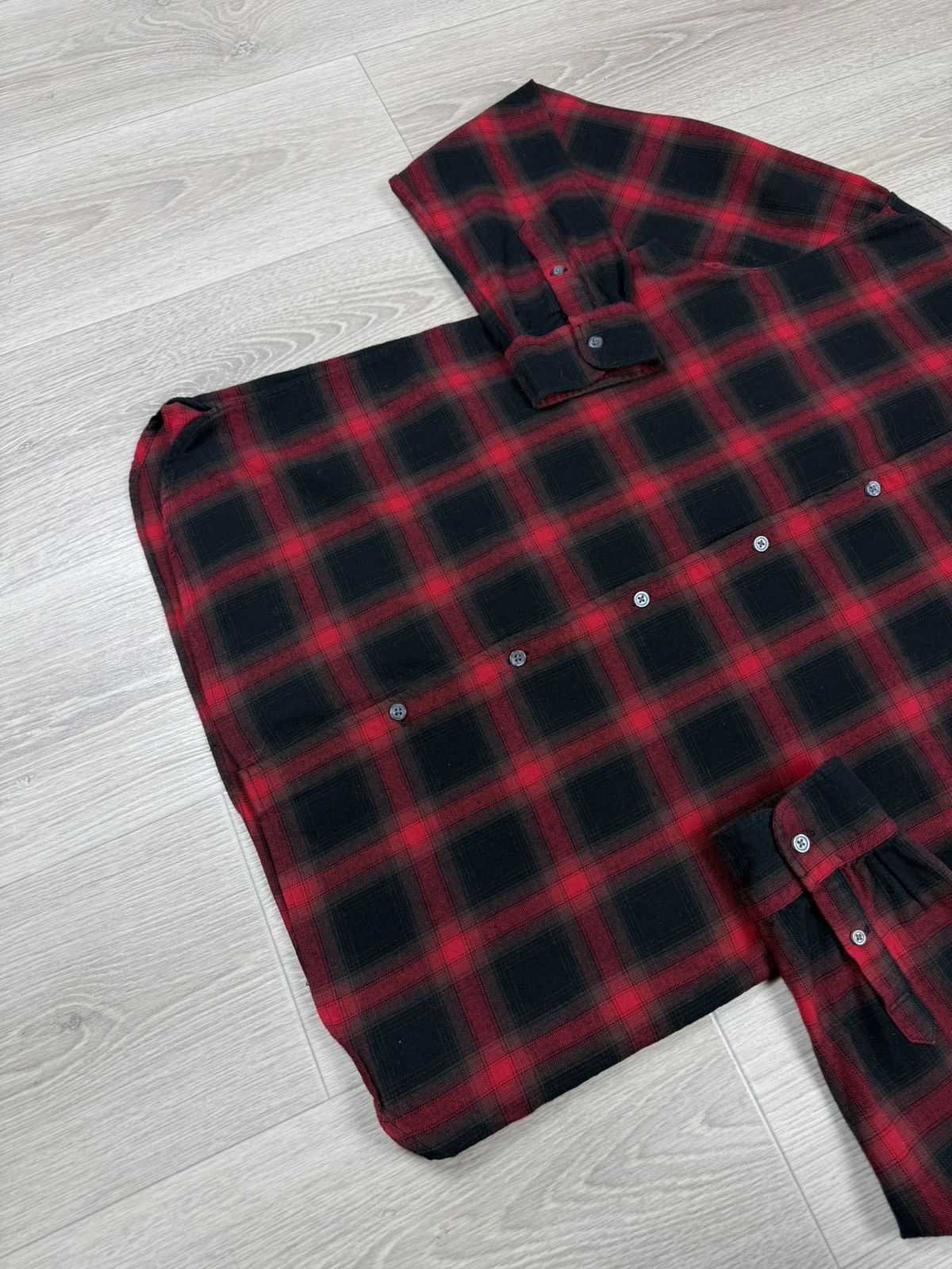 Allsaints Allsaints Windham LS Shirt Light Flannel Checkered Size L Size US L / EU 52-54 / 3 - 6 Thumbnail