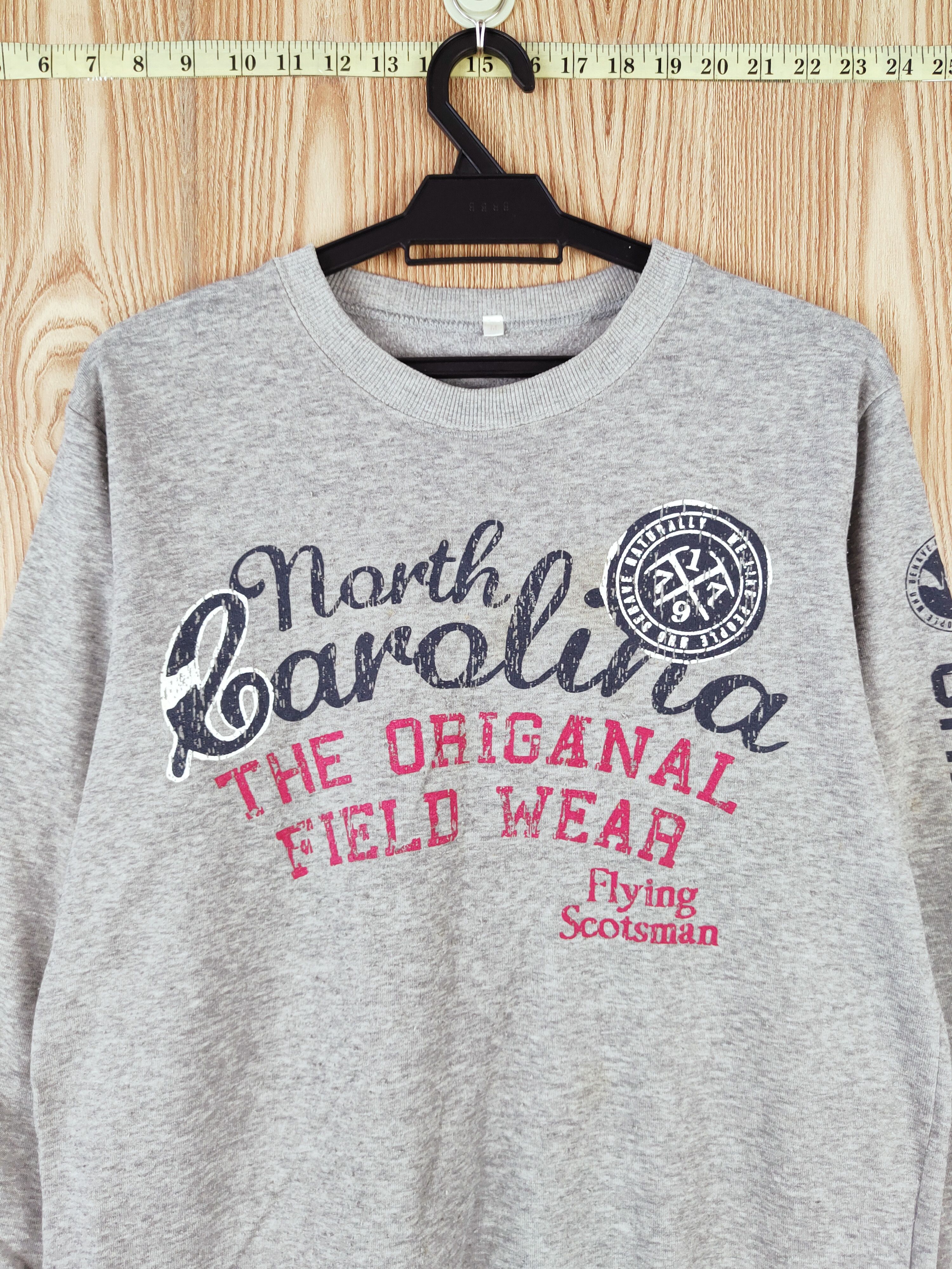 Japanese Brand × Vintage Vintage Japanese Brand Gray Sweatshirts Size US M / EU 48-50 / 2 - 2 Thumbnail