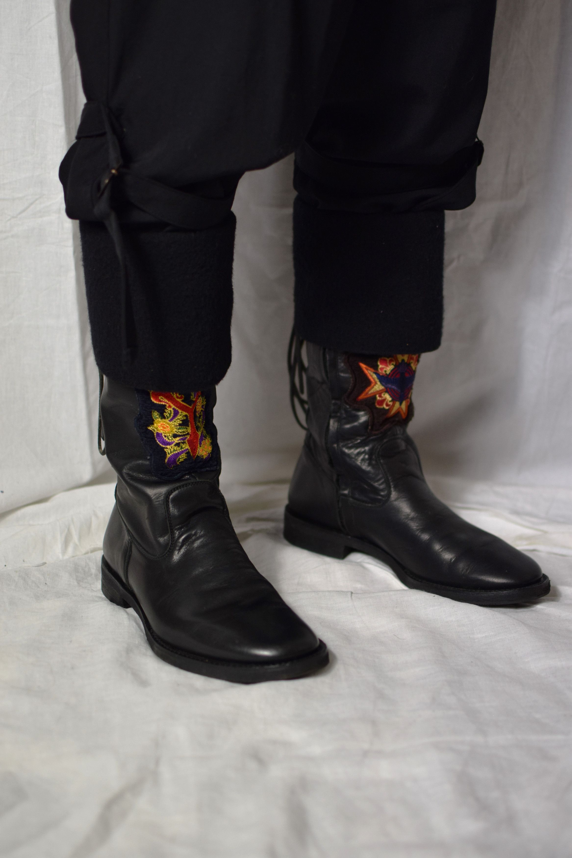 Yohji Yamamoto FINAL DROP - YYPH AW12 Patch Boots - HD-E07-754 Size US 8 / EU 41 - 3 Thumbnail
