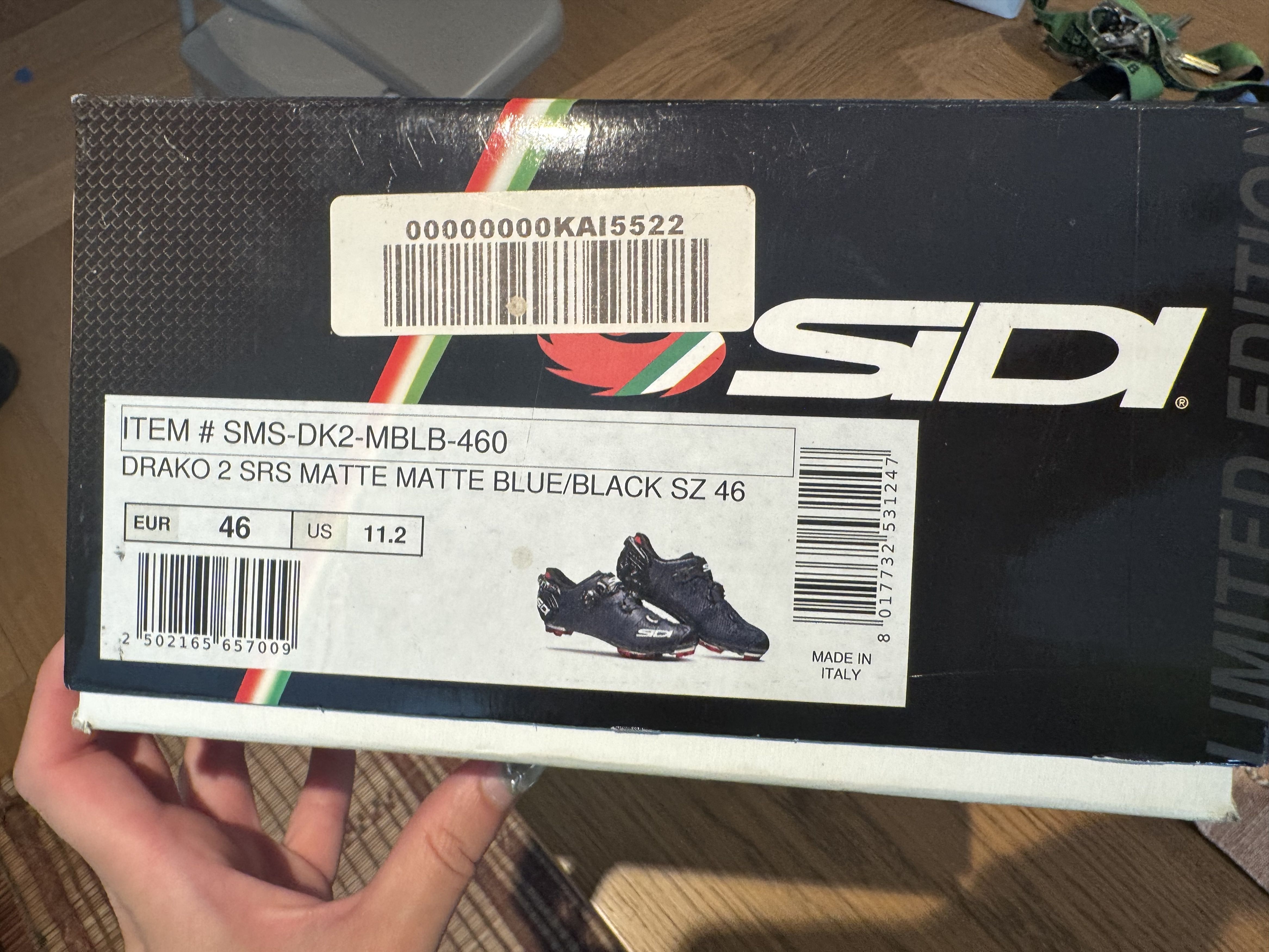 Sidi Sidi Drako 2 Matte Blue / Black Size US 13 / EU 46 - 1 Thumbnail