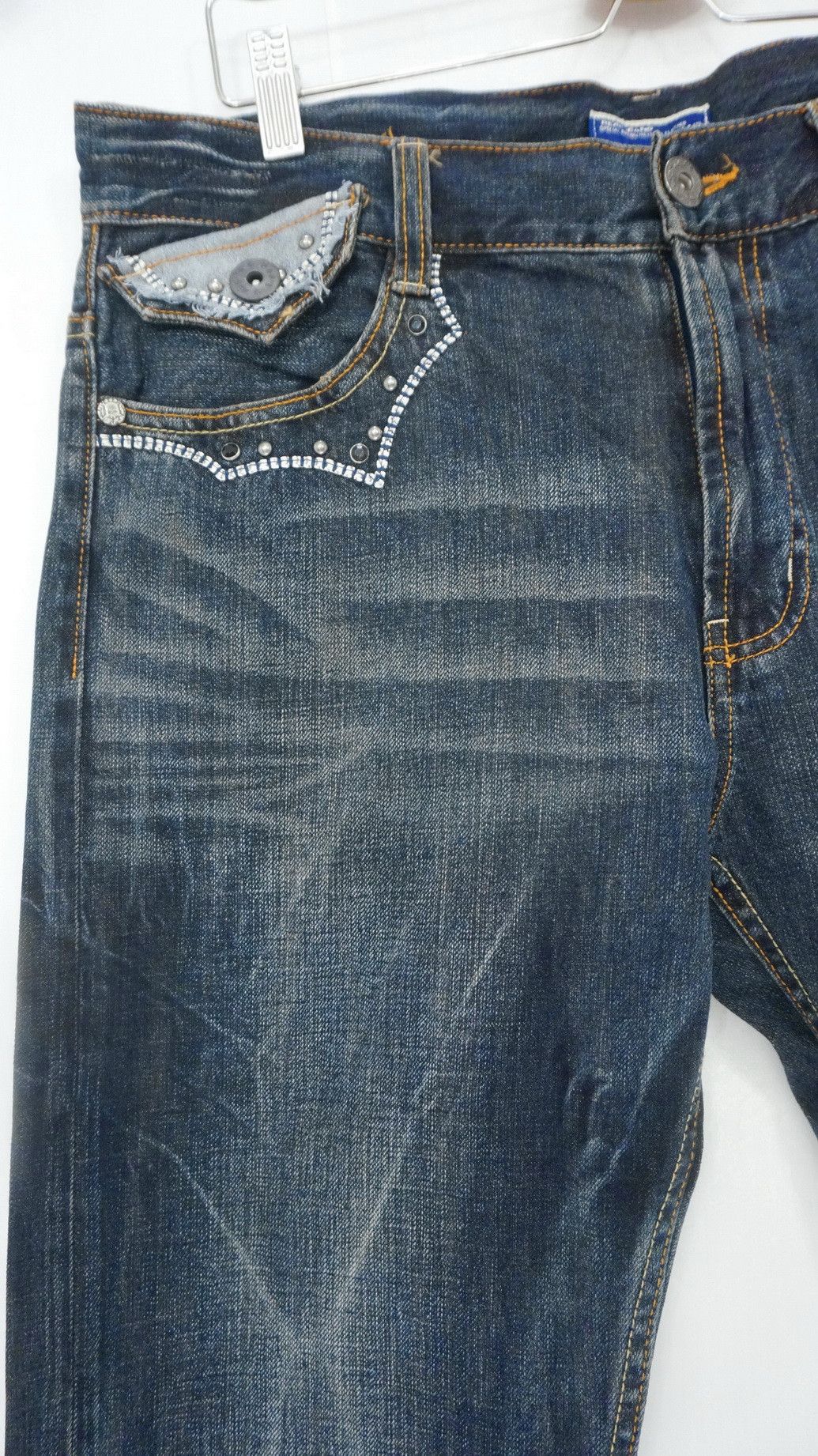 Japanese Brand Vintage Japan Villand Clawmark Whisker Jeans Size US 34 / EU 50 - 3 Thumbnail