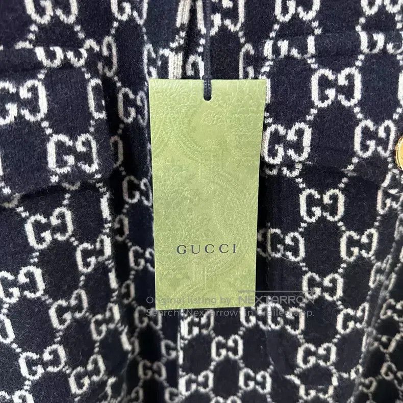 Gucci Gucci Golden buckle old flower full-print cloak shawl coat Size XS / US 0-2 / IT 36-38 - 7 Thumbnail