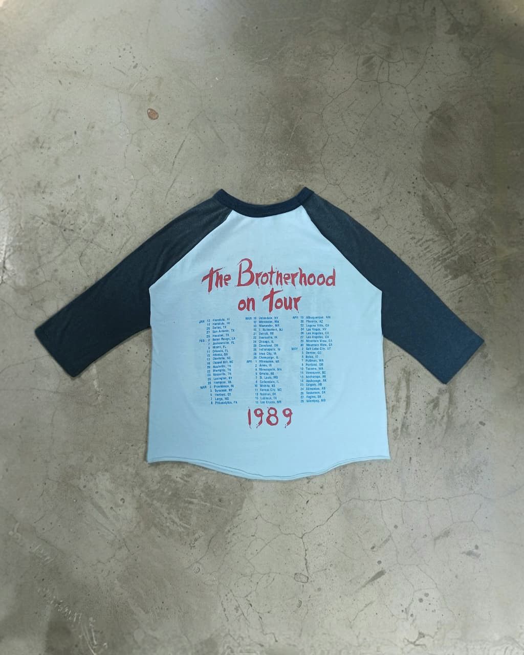 Other Vintage 80s bon jovi tour raglan tshirt band 90s y2k Size US M / EU 48-50 / 2 - 2 Thumbnail