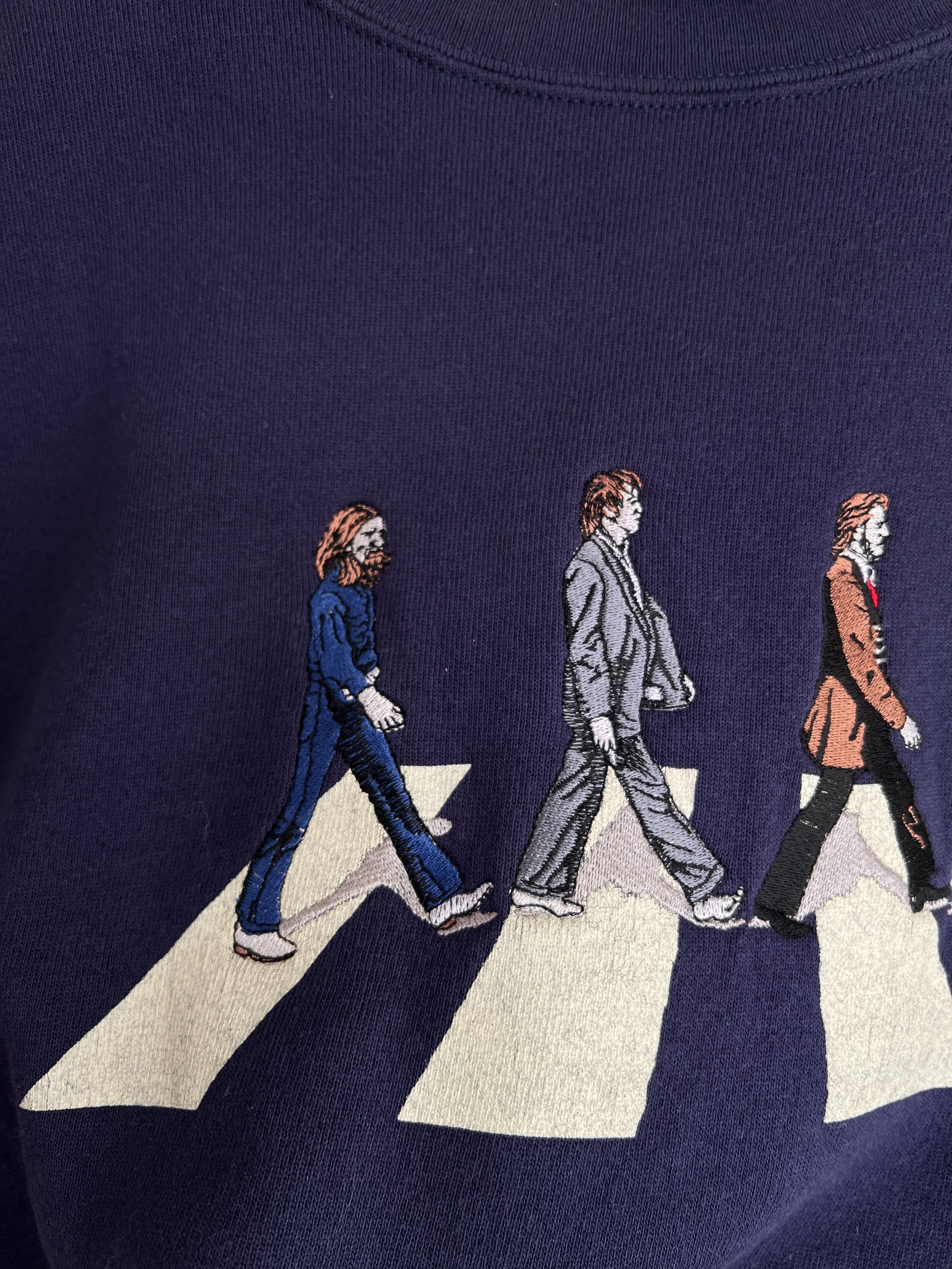 Delta The Beatles vintage 1980s embroidered sweatshirt Abbey Road Size US XL / EU 56 / 4 - 7 Thumbnail