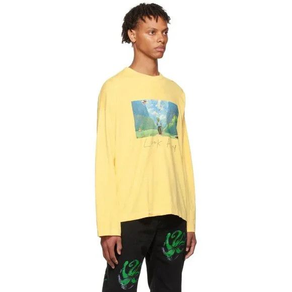 Other Vivendii Organic Cotton Long Sleeve T-Shirt L Mens Yellow Size US L / EU 52-54 / 3 - 13 Thumbnail