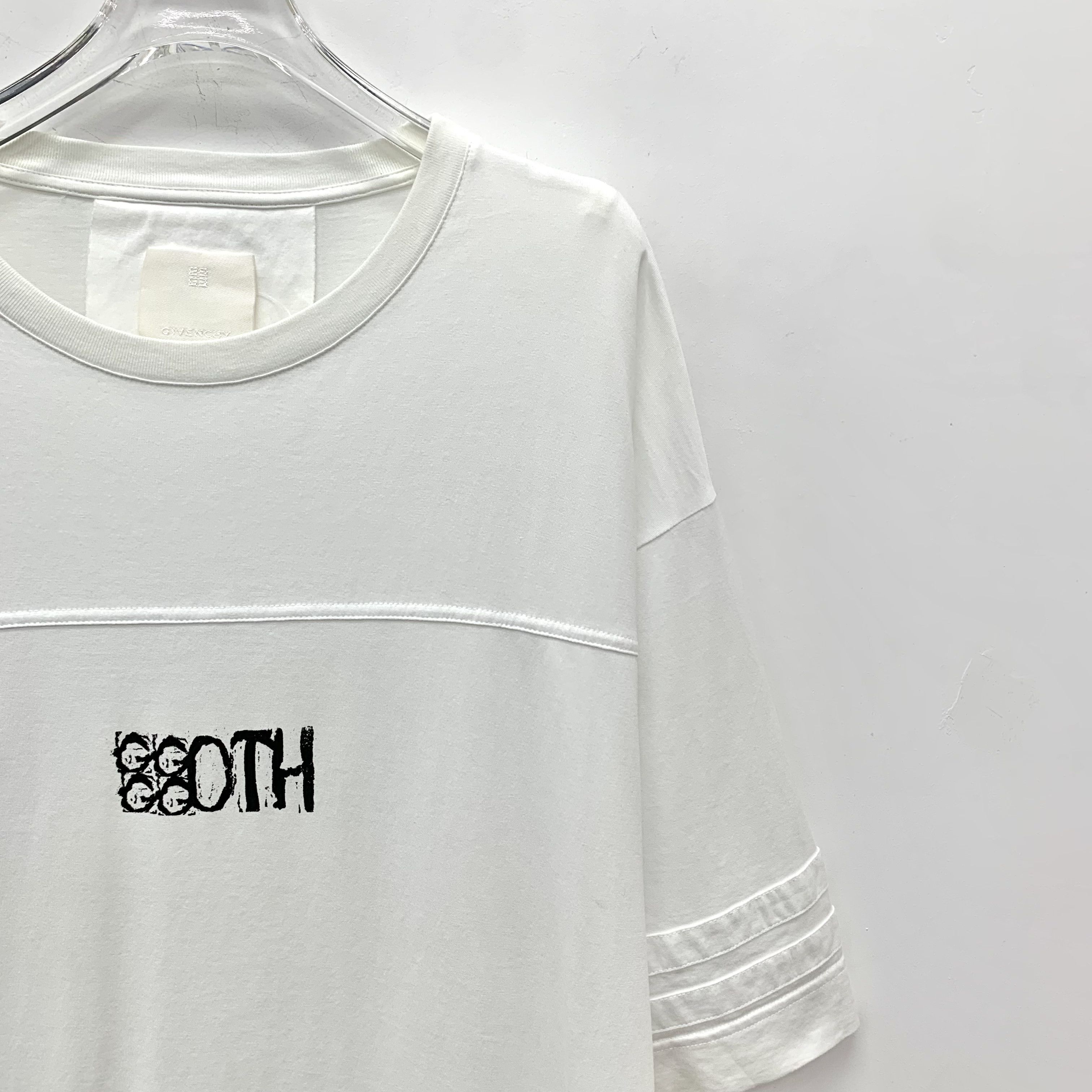 Givenchy Givenchy Logo Print Cotton T-Shirt White (XL) Size US XL / EU 56 / 4 - 3 Thumbnail