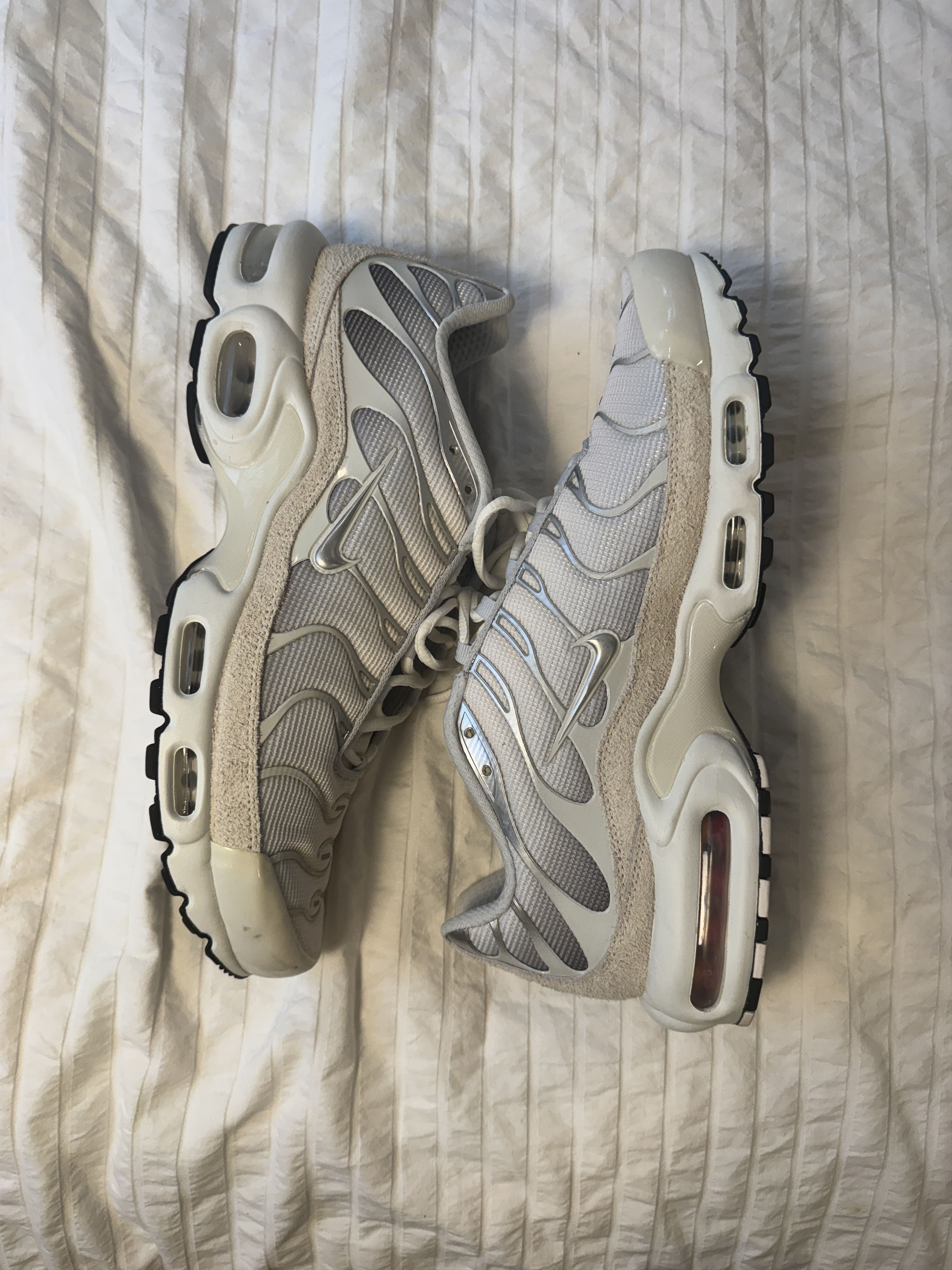 Nike Nike Air Max Plus "Pure Platinum" in Sail / Silver Size US 12 / EU 45 - 8 Thumbnail